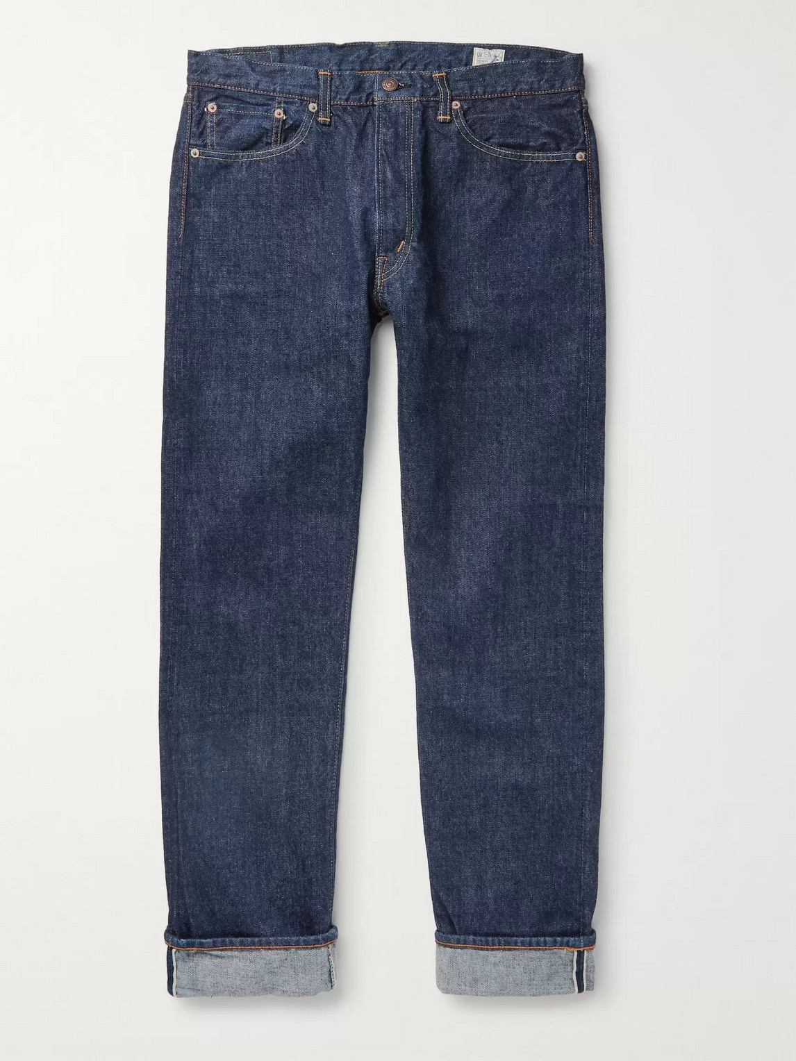 Orslow 107 Slim-fit Selvedge Denim Jeans In Blue