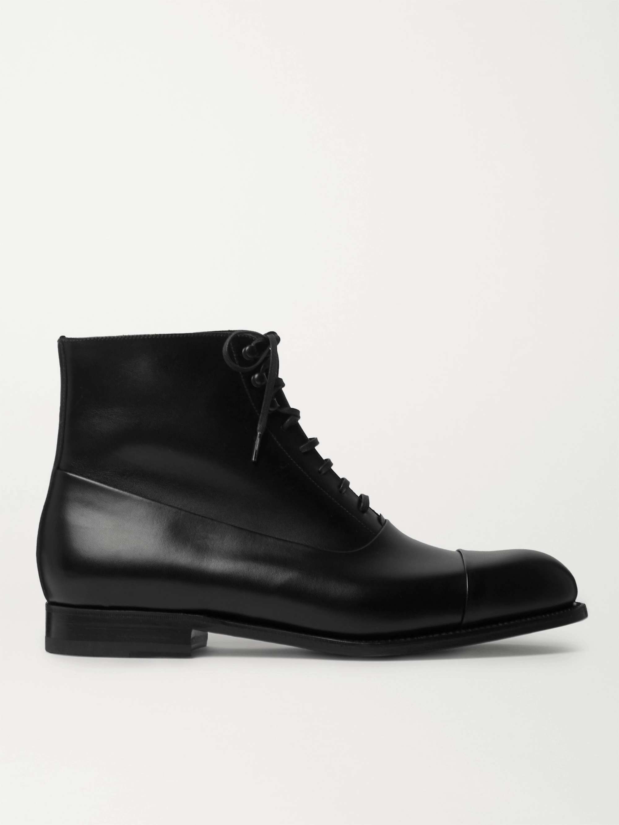 J.M. Weston Leather Derby Boots