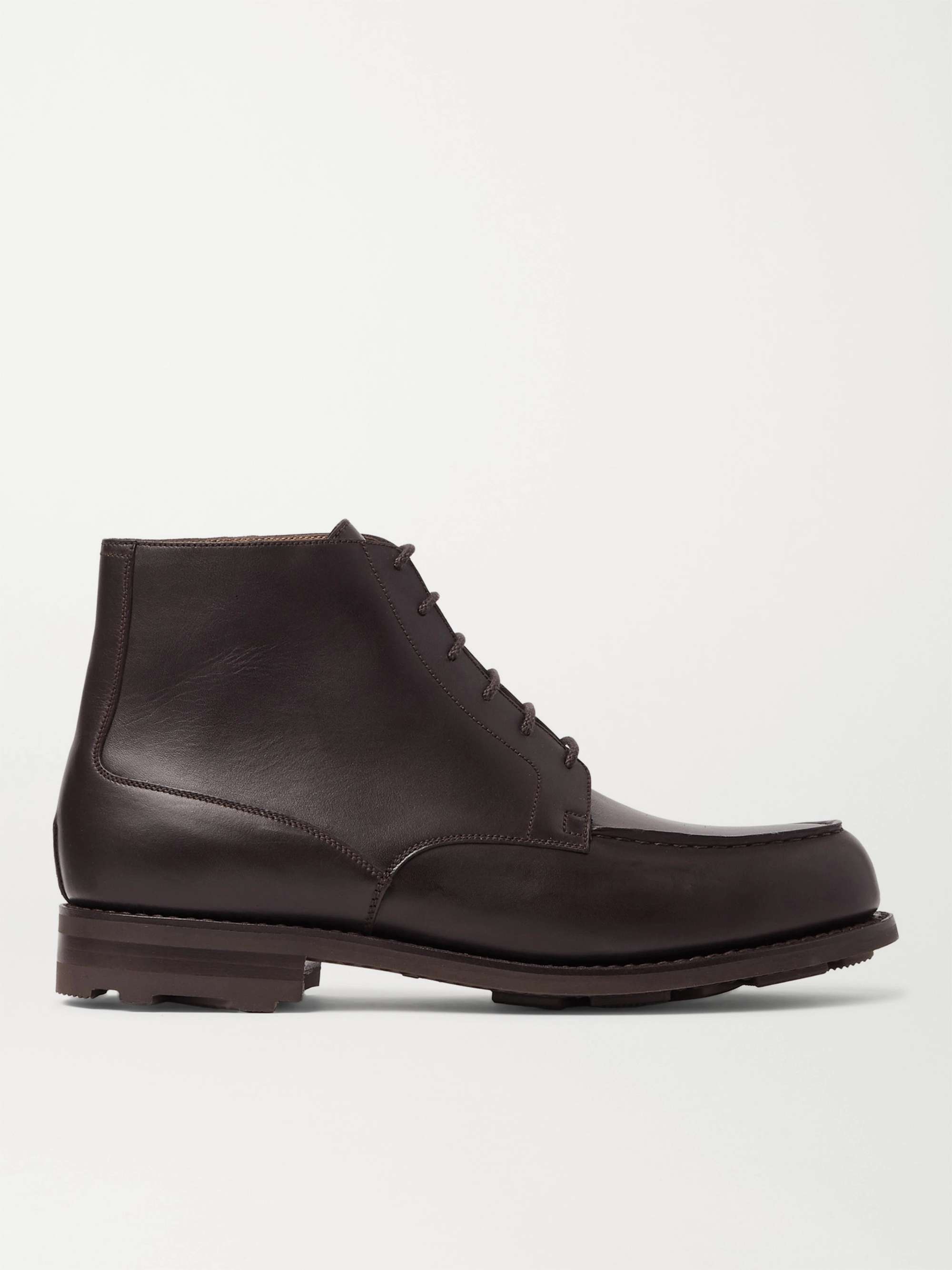 J.M. Weston Leather Derby Boots