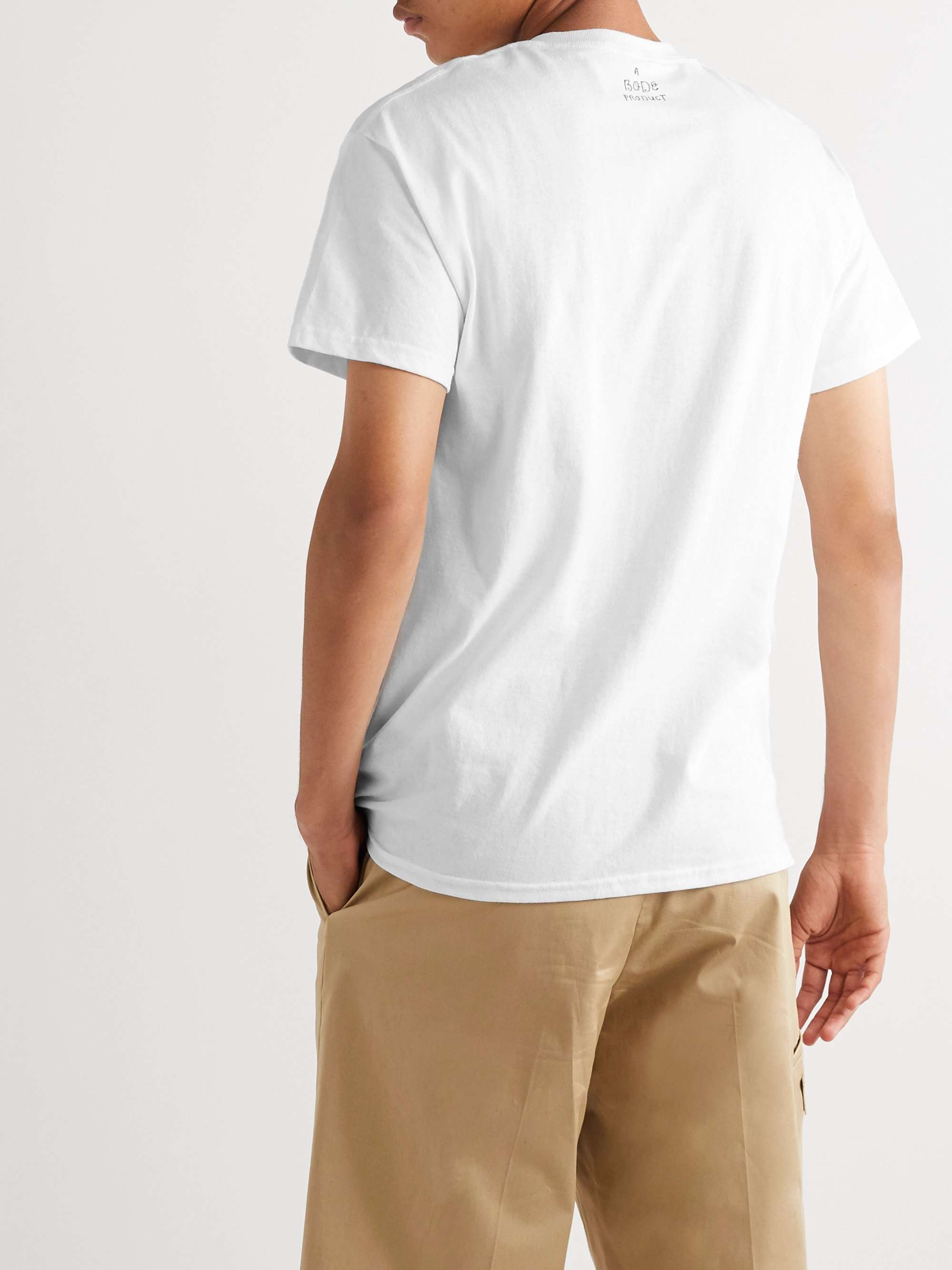 BODE Printed Cotton-Jersey T-Shirt