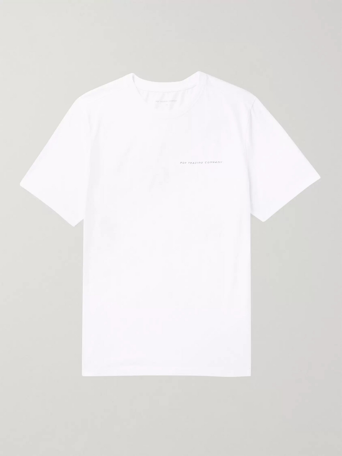 Pop Trading Company Joost Swarte Printed Cotton-jersey T-shirt In White