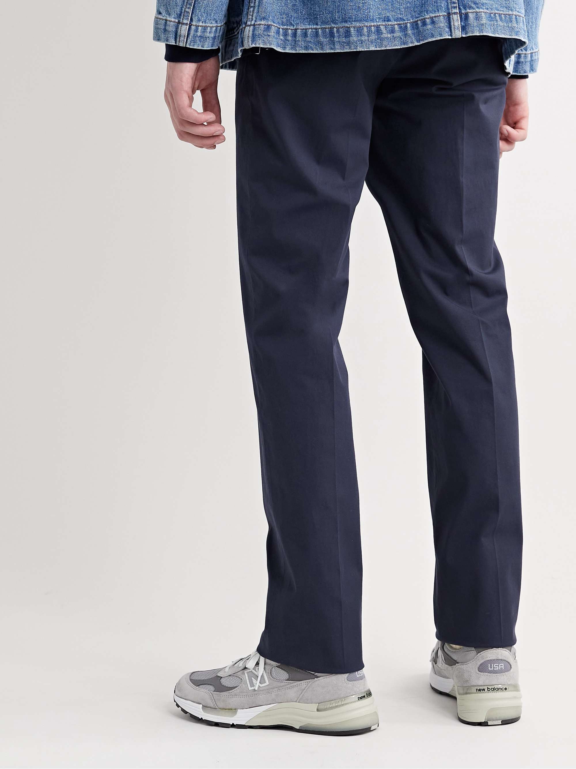 INCOTEX Four Season Relaxed-Fit Cotton-Blend Chinos