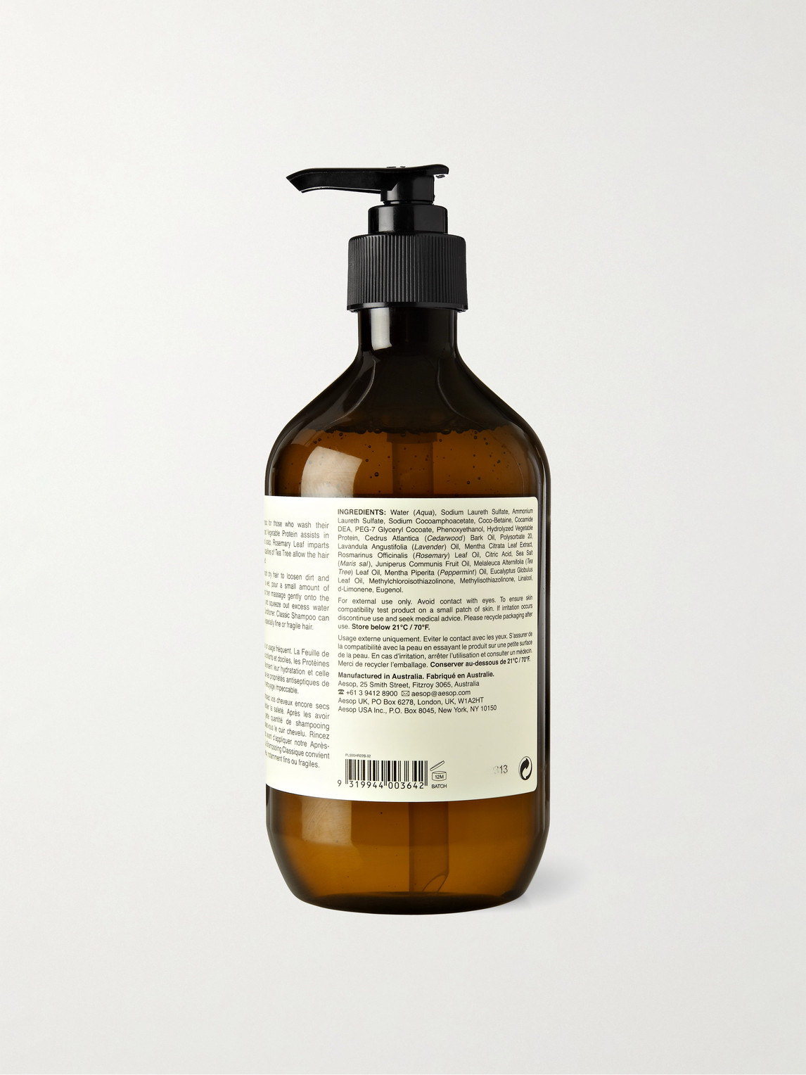 Shop Aesop Classic Shampoo, 500ml In Colorless