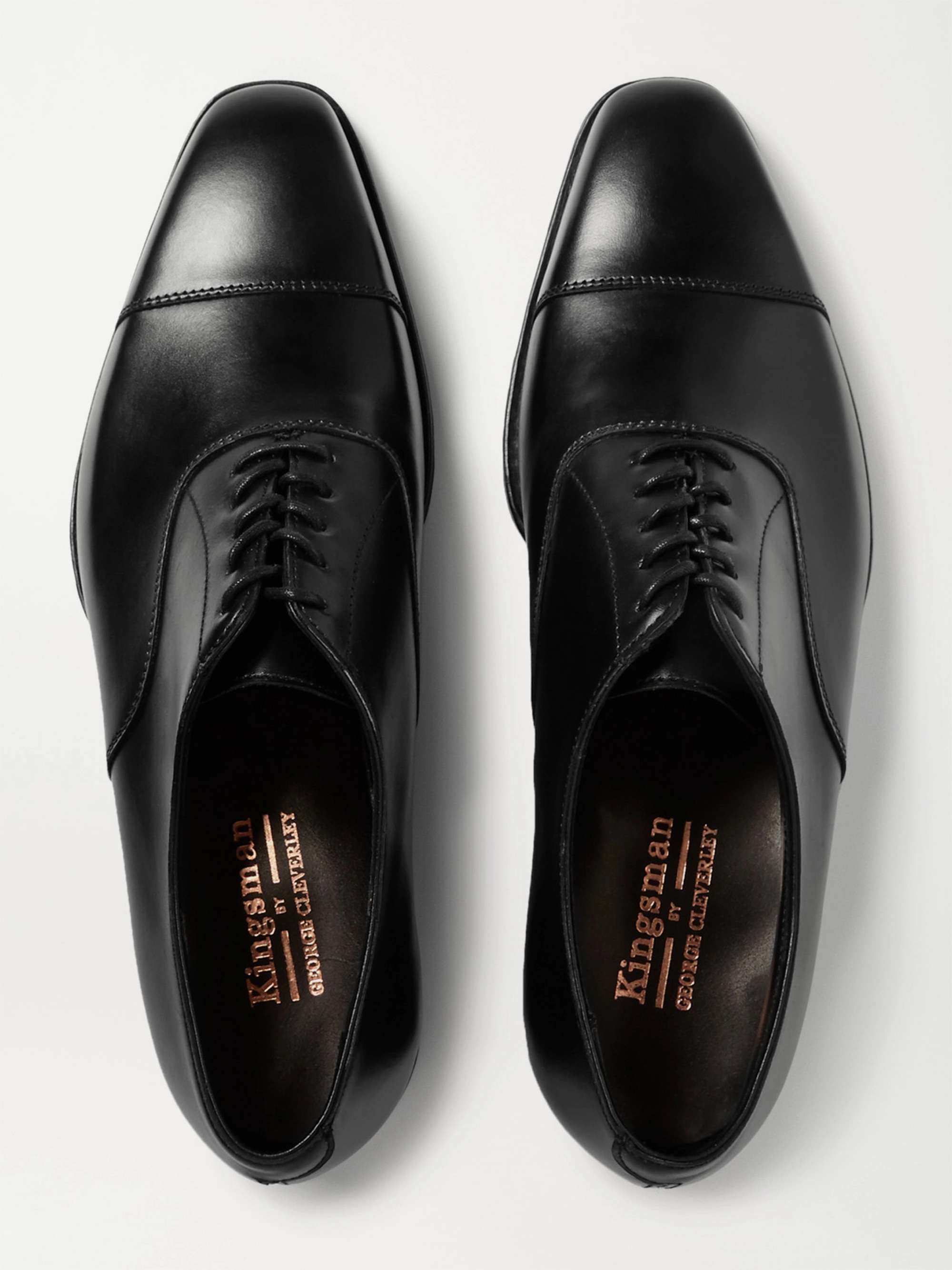 KINGSMAN + George Cleverley Leather Oxford Shoes