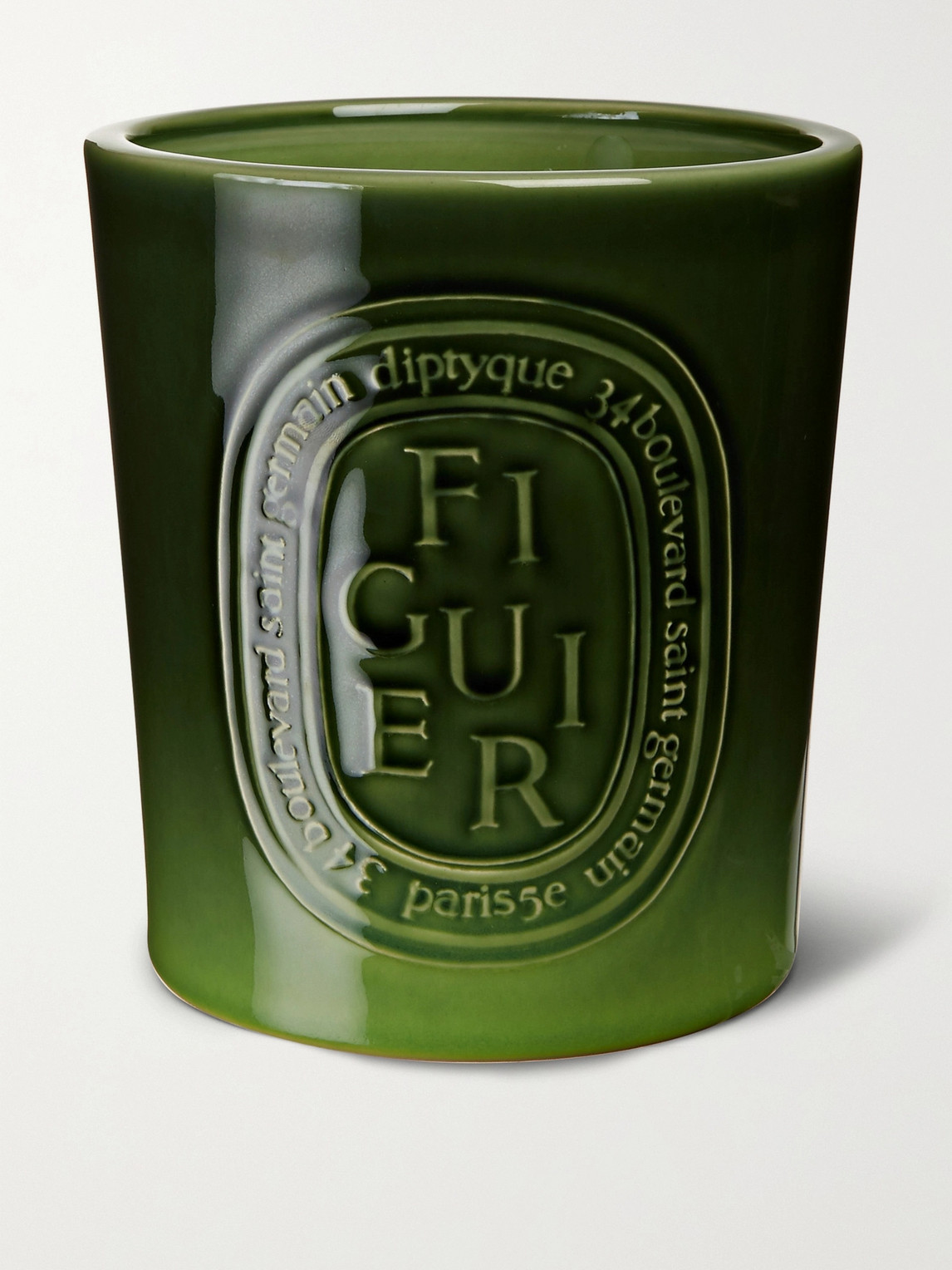 Diptyque Figuier Indoor & Outdoor Scented Candle, 1500g In Green