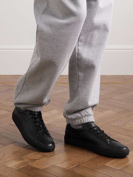 Black Original Achilles Leather Sneakers | COMMON PROJECTS | MR PORTER