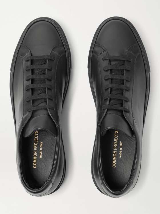 Black Original Achilles Leather Sneakers | COMMON PROJECTS | MR PORTER