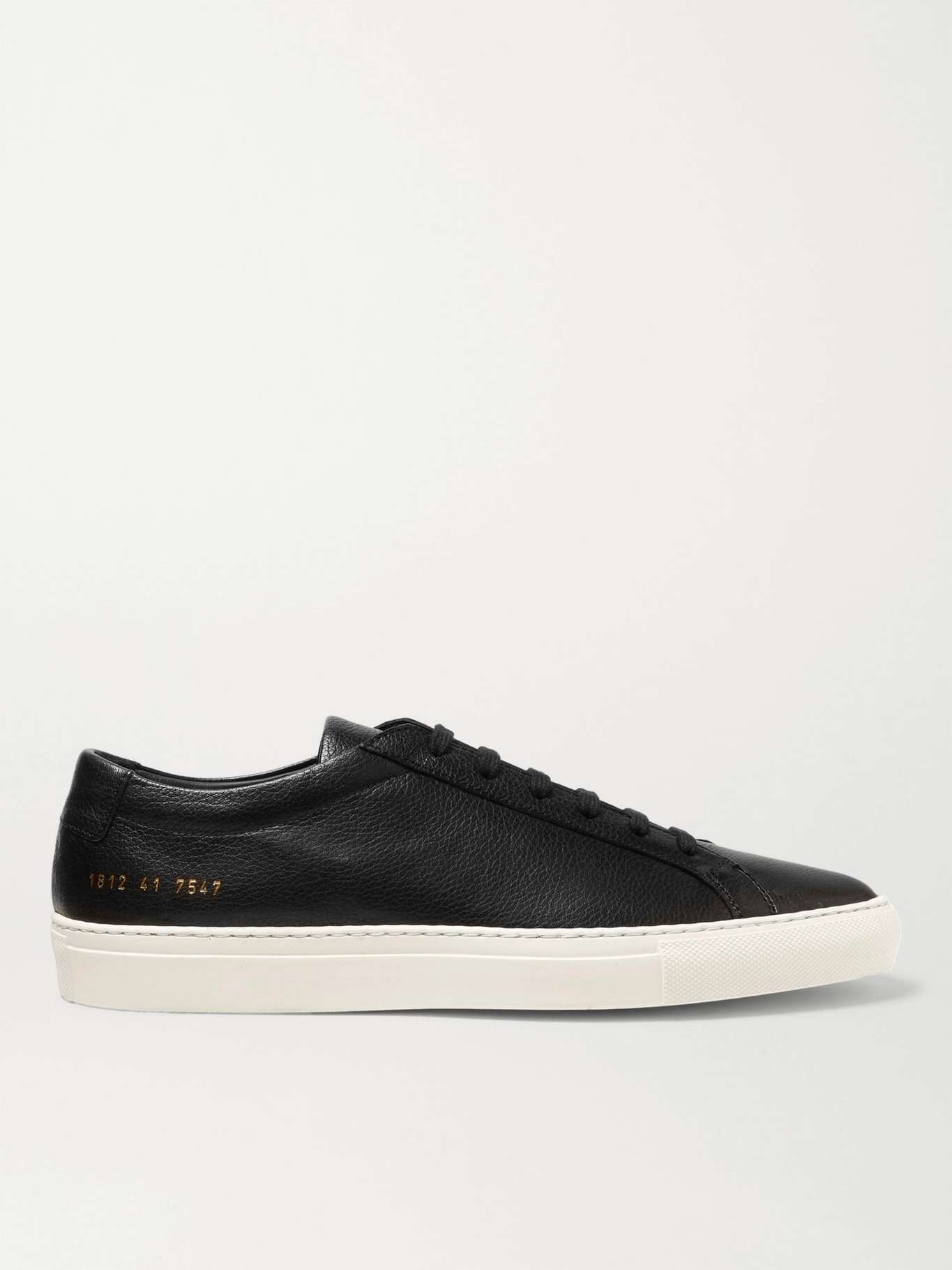 Black Original Achilles Full-Grain Leather Sneakers | COMMON PROJECTS ...