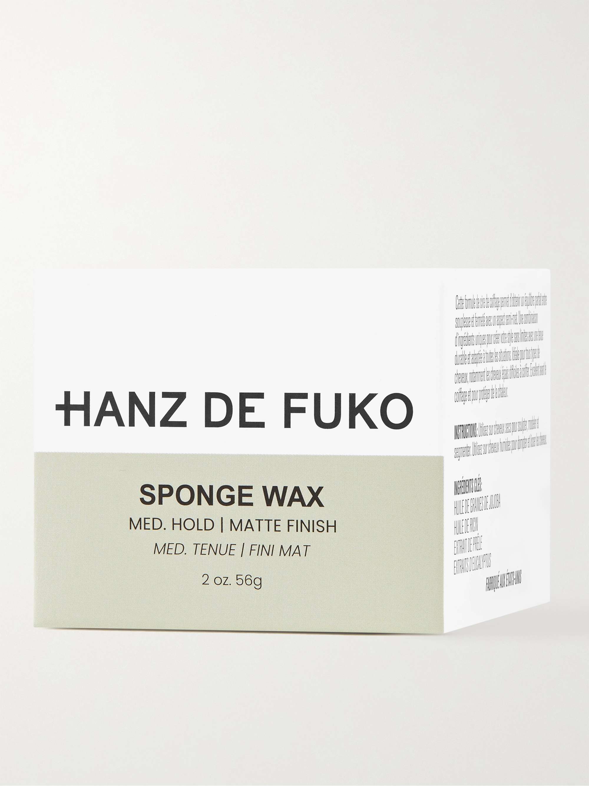Hanz De Fuko Sponge Wax, 56g