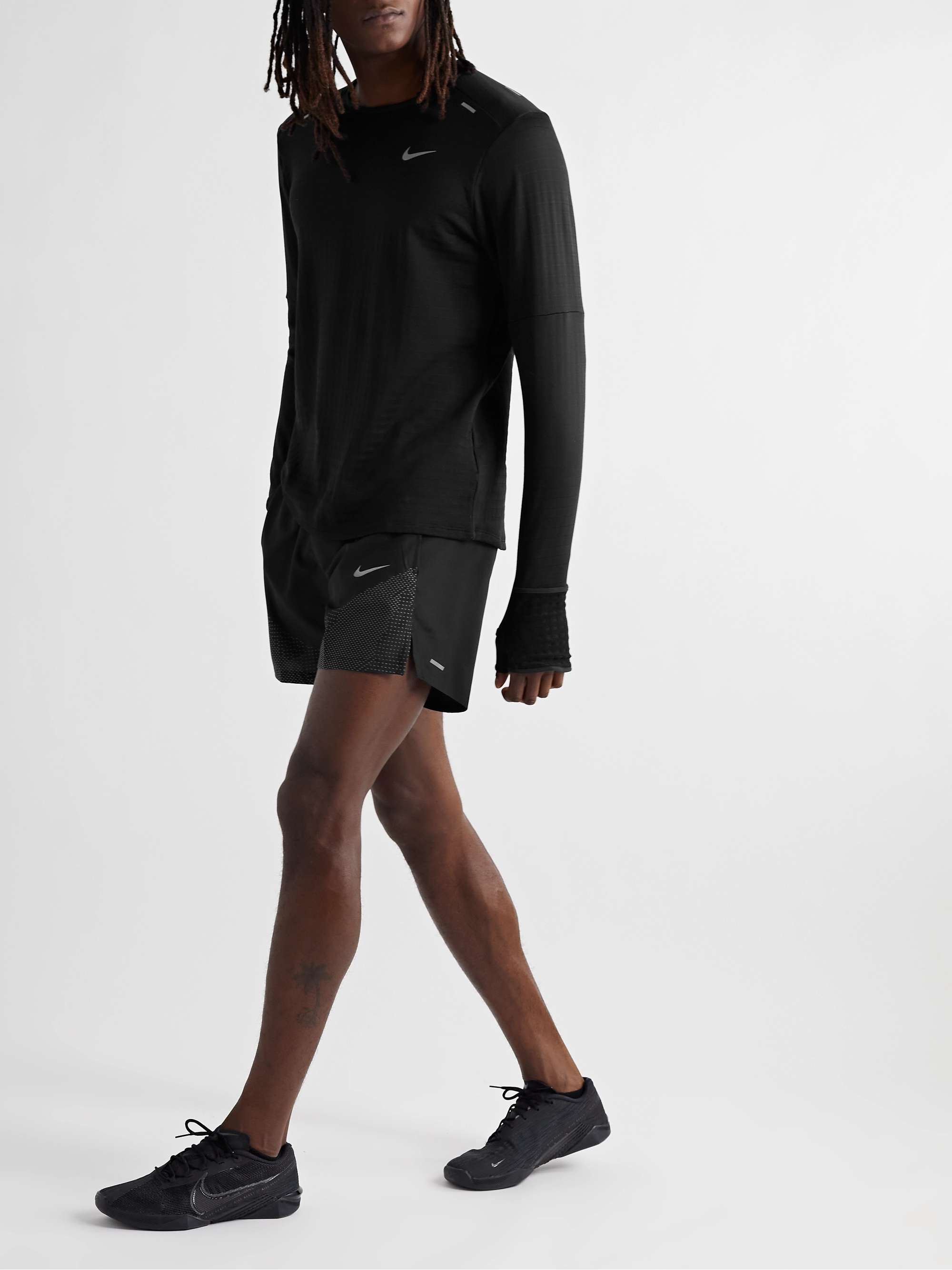 NIKE RUNNING Run Division Flex Stride Straight-Leg Dri-FIT Drawstring Shorts