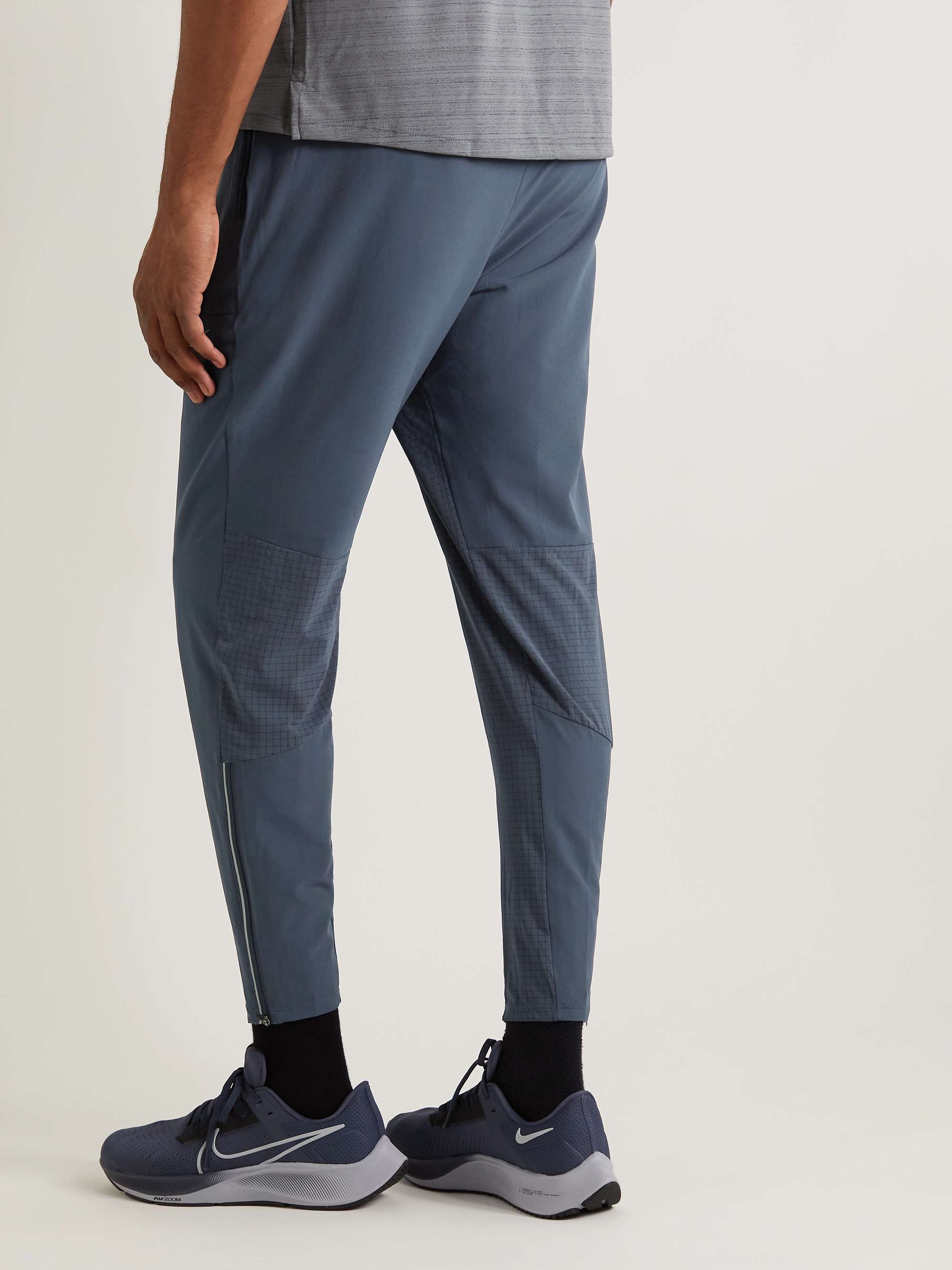 NIKE RUNNING Tapered Stretch-Shell Drawstring Running Trousers