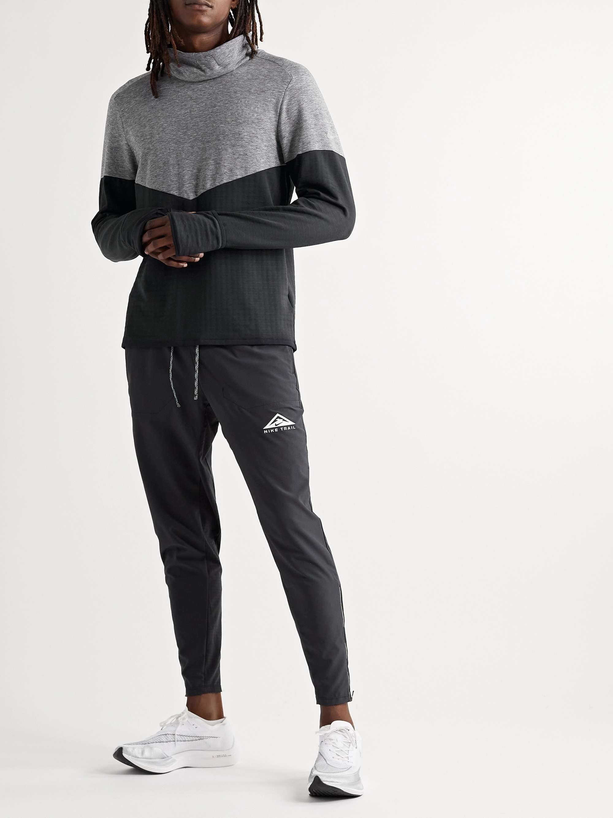 NIKE RUNNING Run Division Sphere Element Stretch-Jersey and Therma-FIT Hoodie