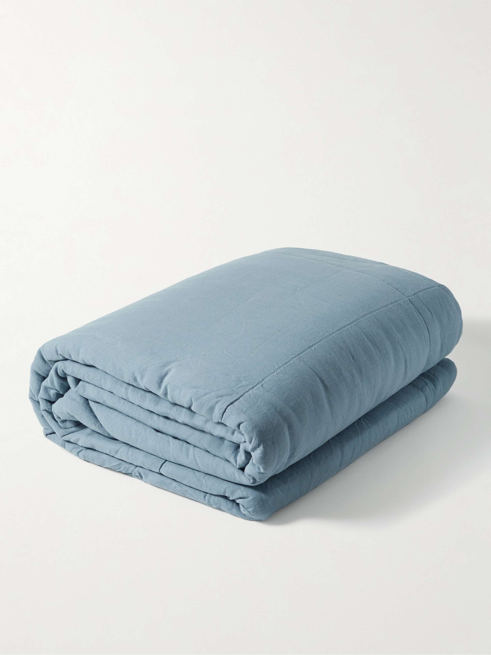 IN BED Quilted Linen Bed Throw