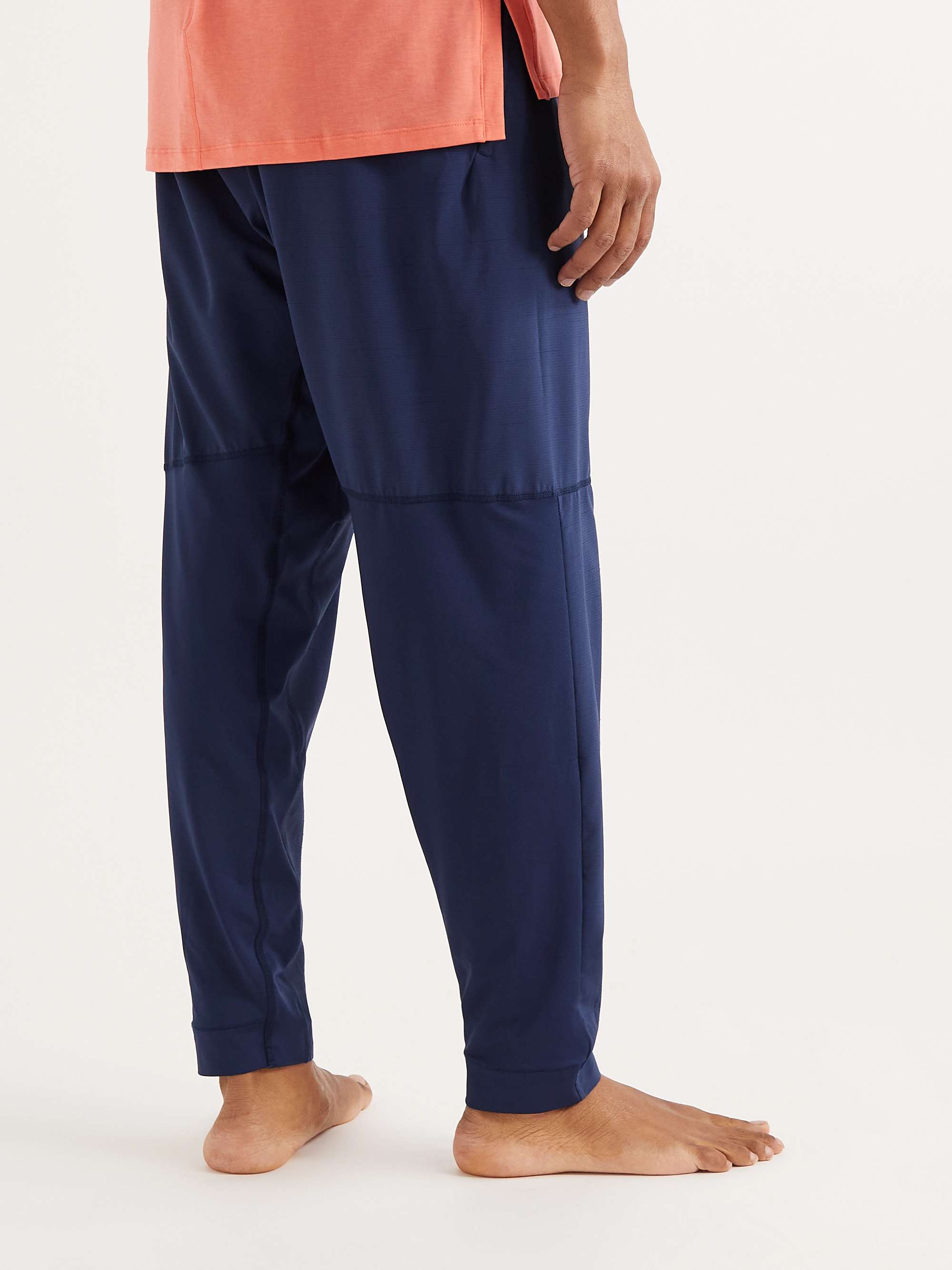 NIKE TRAINING Tapered Mesh-Panelled Dri-FIT Yoga Sweatpants