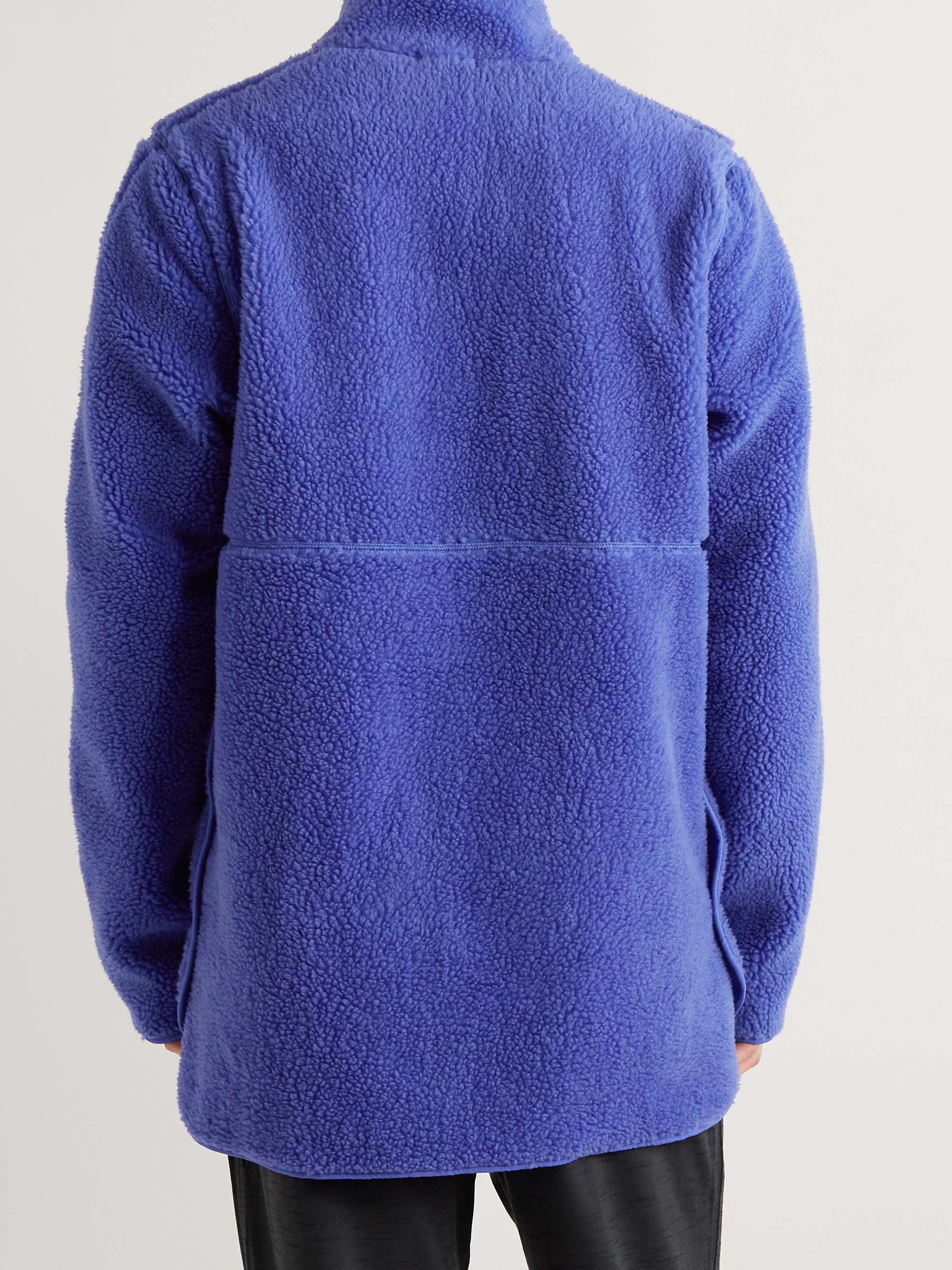 NIKE TRAINING Logo-Embroidered Fleece Half-Zip Sweatshirt