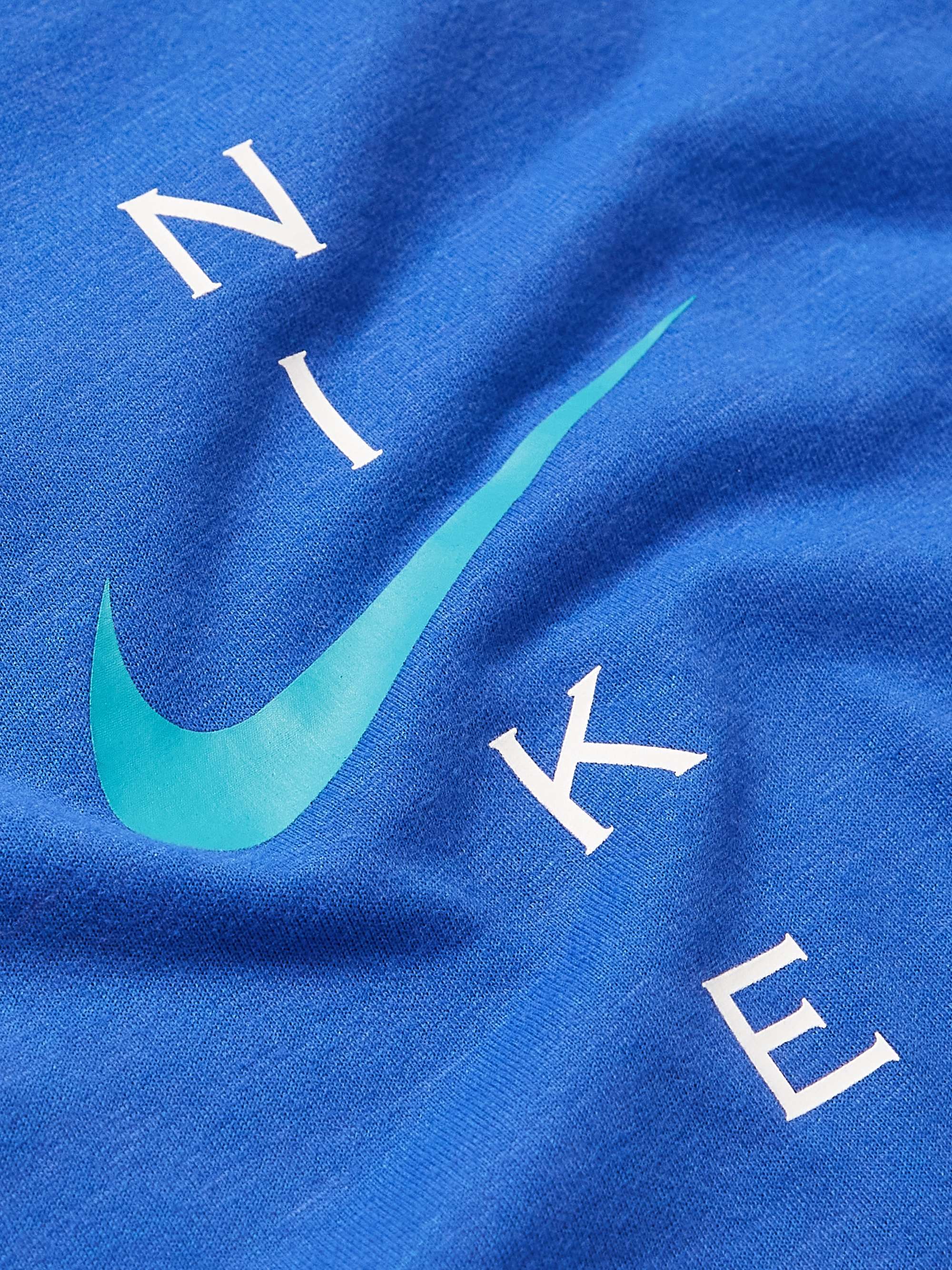 NIKE TRAINING Logo-Print Dri-FIT Cotton-Blend Jersey T-Shirt