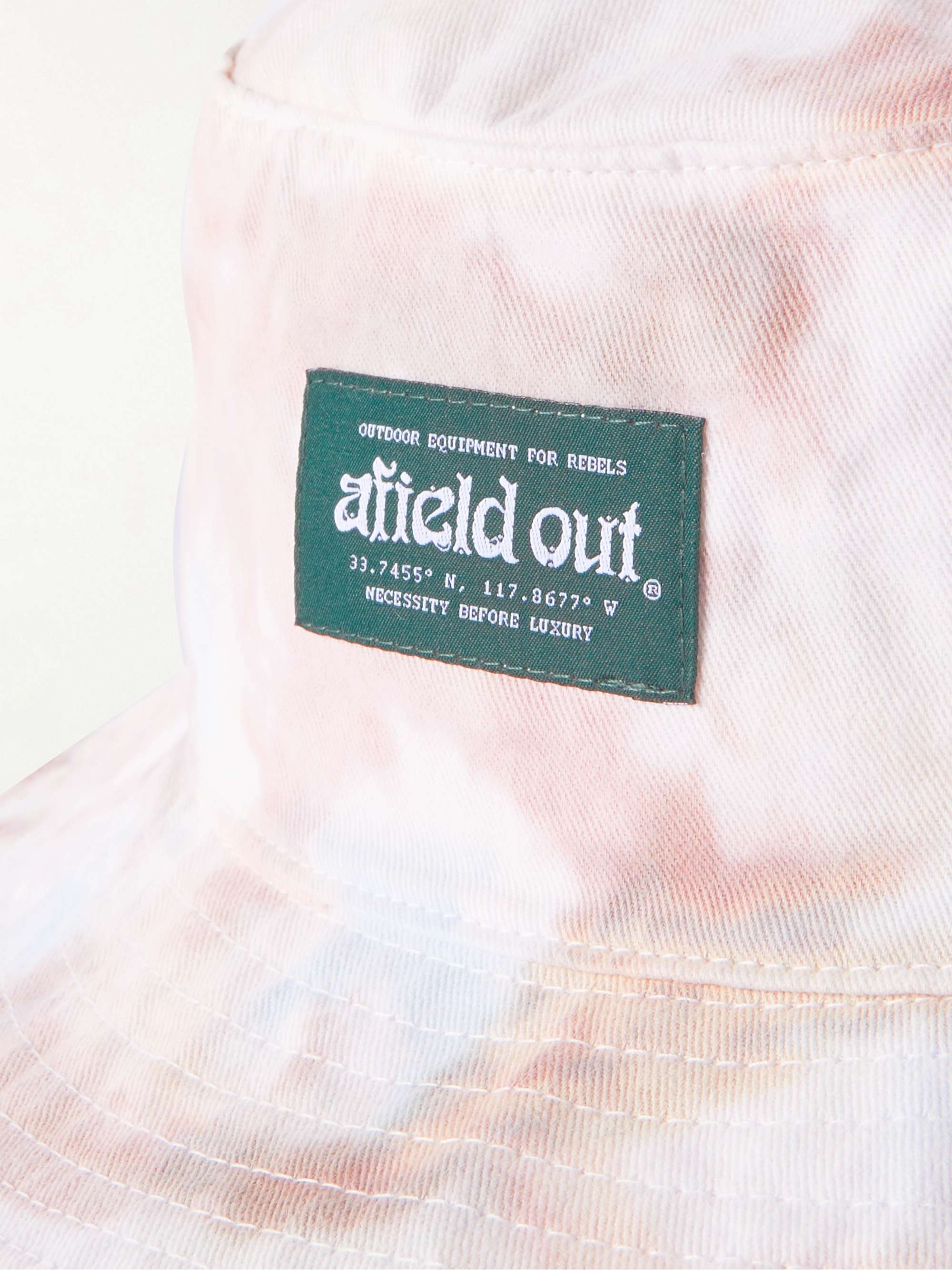 AFIELD OUT Sahara Logo-Appliqued Tie-Dyed Cotton-Twill Bucket Hat