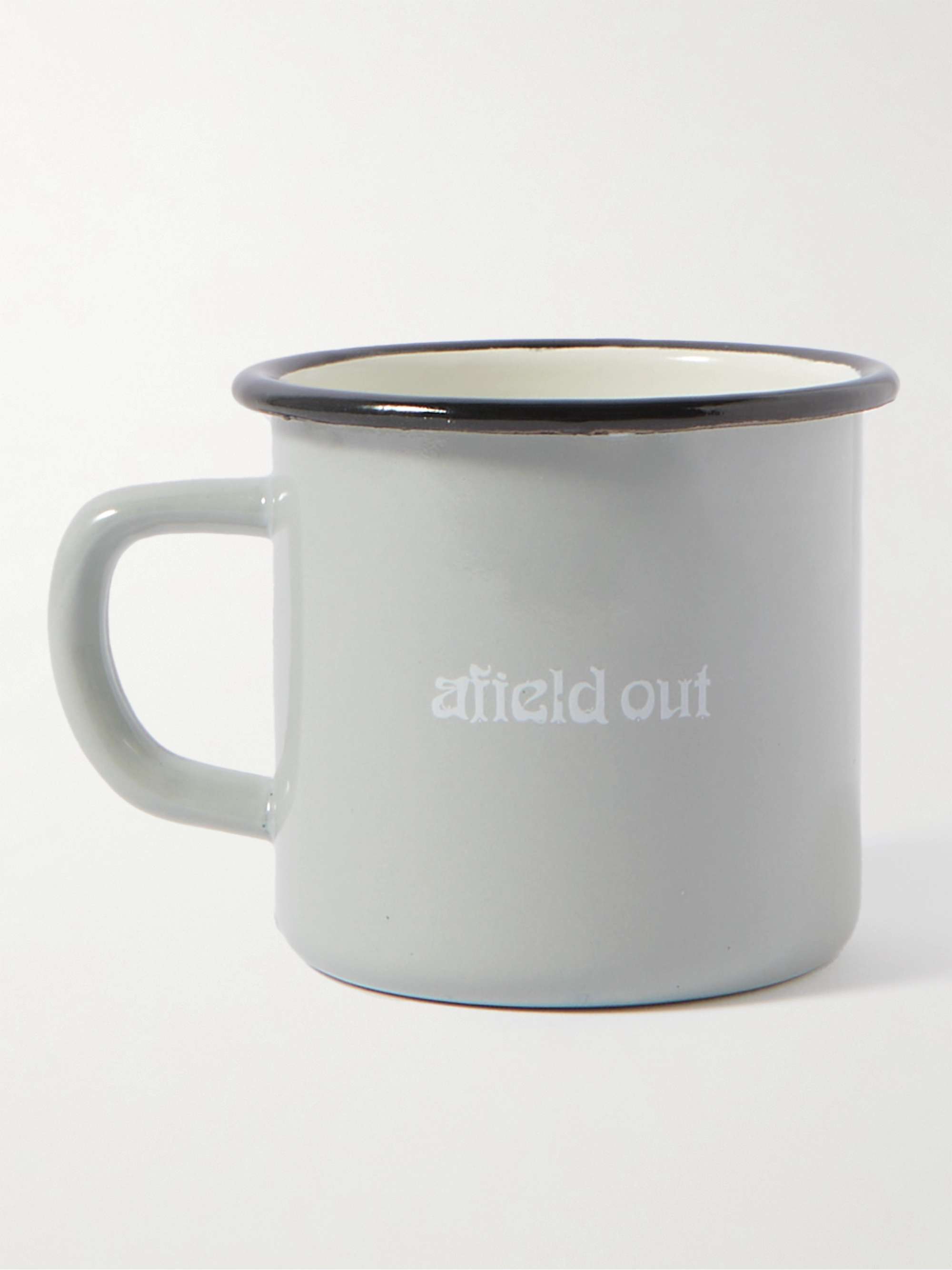 AFIELD OUT Canyon Logo-Print Enamelware Mug