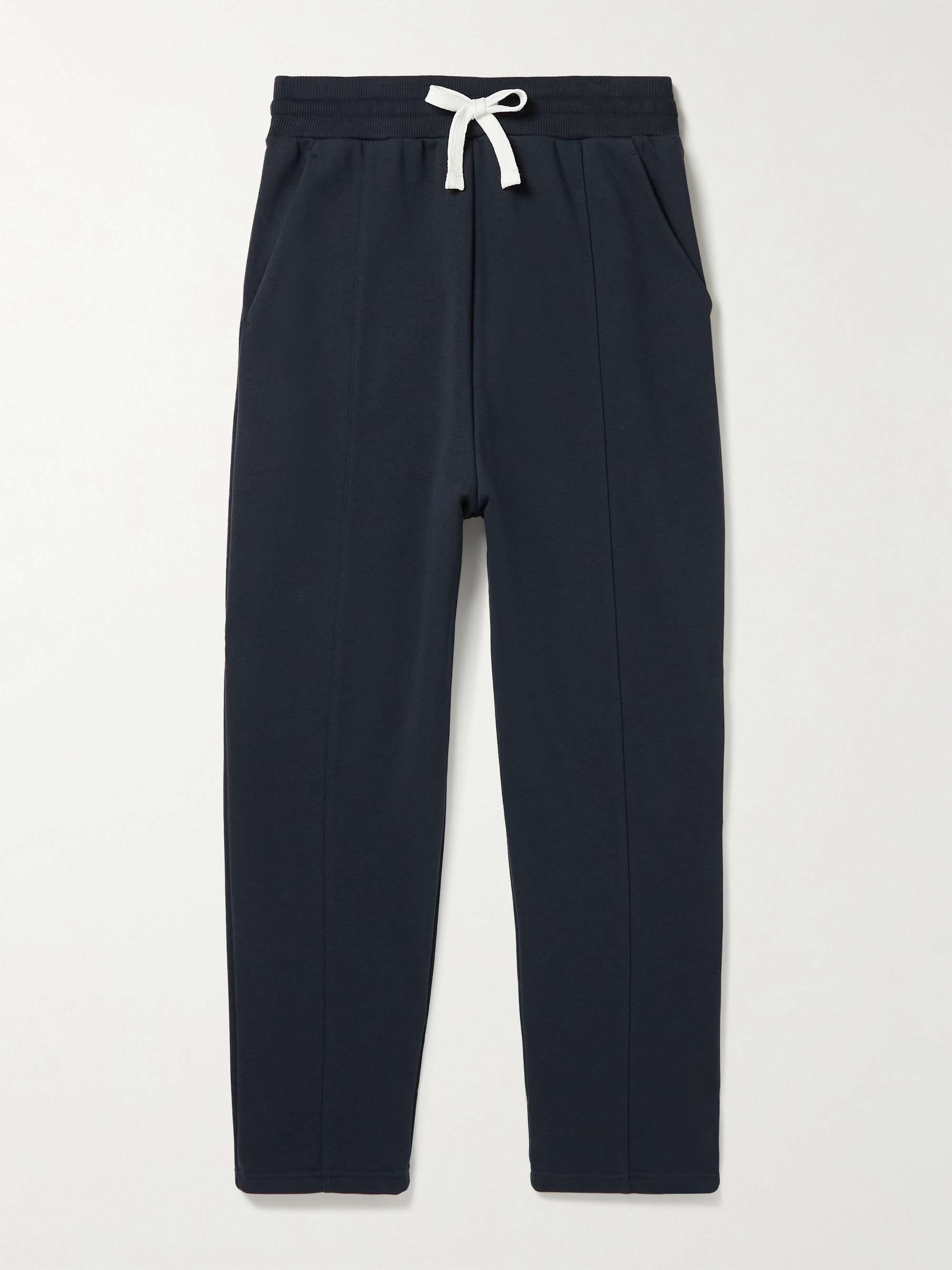 ZEGNA Tapered Cotton-Blend Jersey Sweatpants