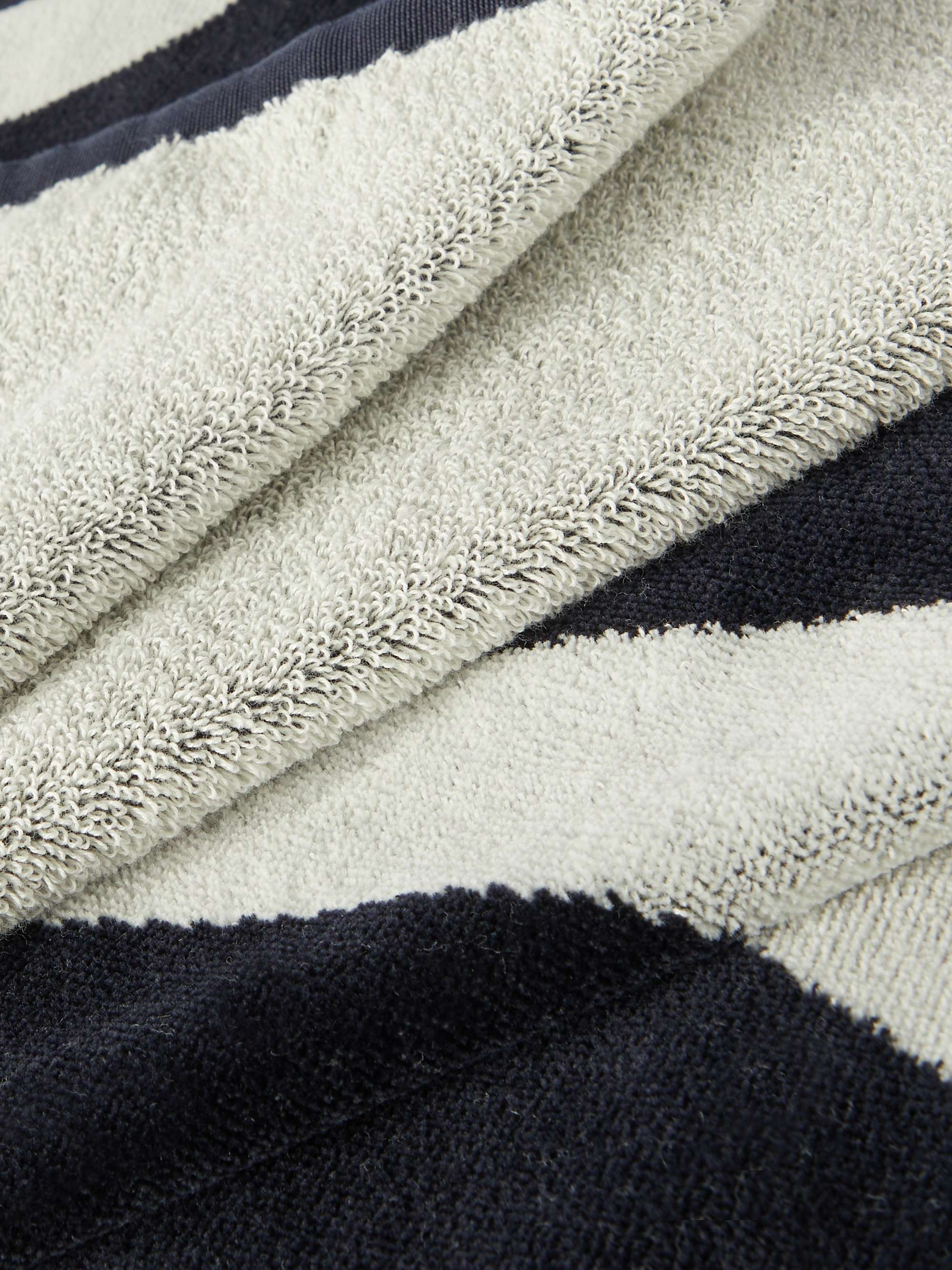 ZEGNA Logo-Jacquard Cotton-Terry Beach Towel