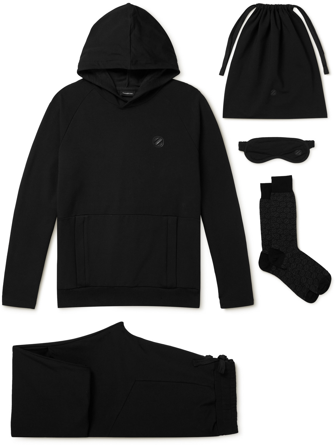 Stretch Modal and Cotton-Blend Jersey Hoodie and Sweatpants Set