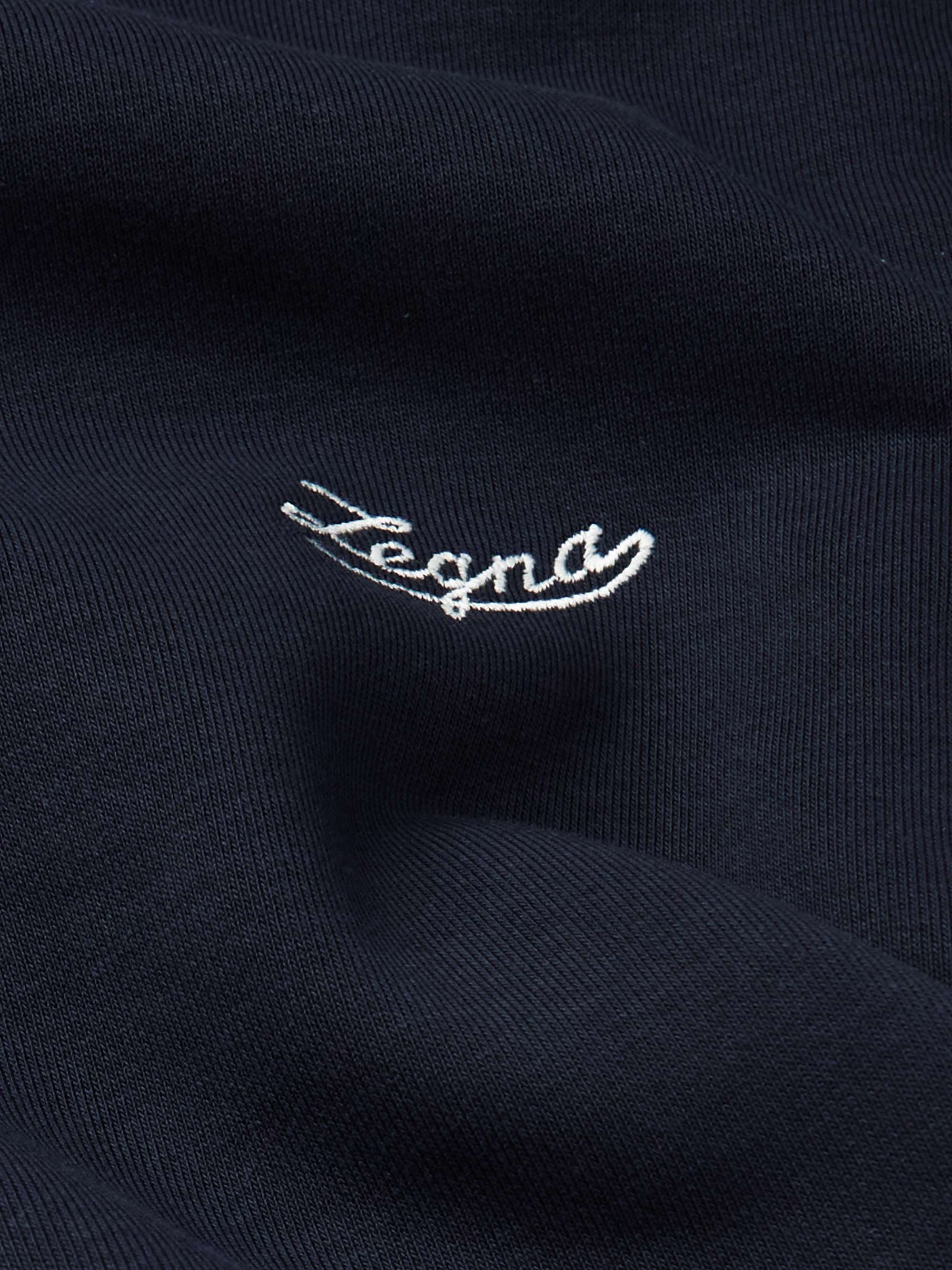 ZEGNA Logo-Embroidered Cotton-Blend Jersey Sweatshirt and Track Pants Set
