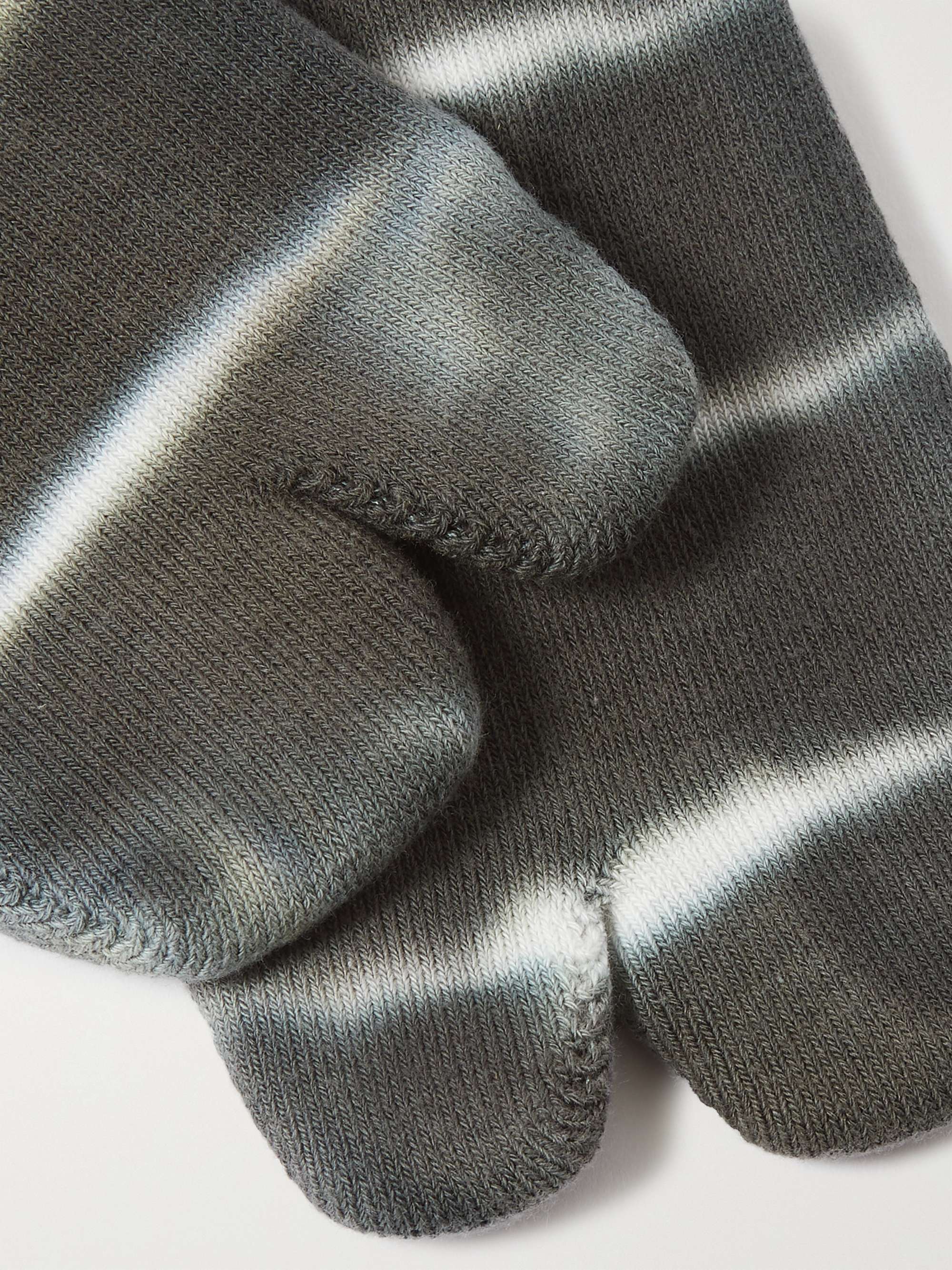ROSTERSOX Tabi Split-Toe Tie-Dyed Cotton-Blend Socks