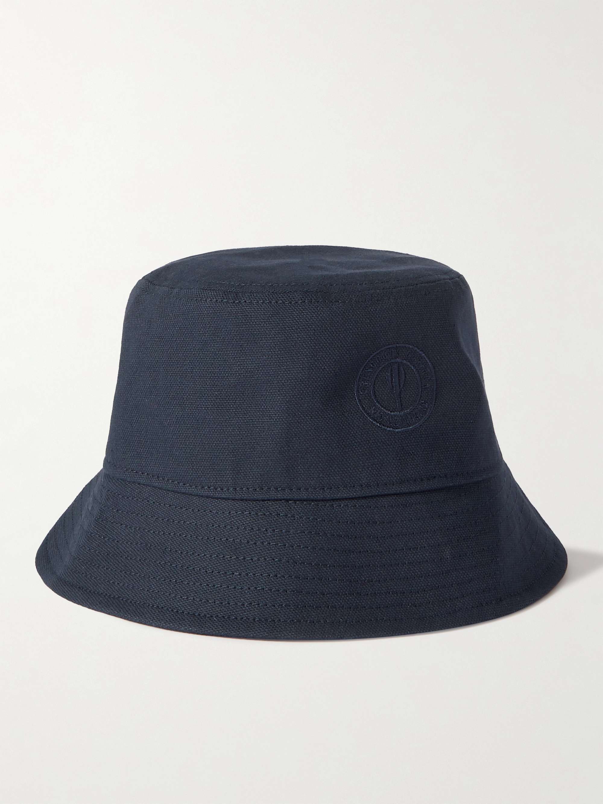 Navy Embroidered GORE-TEX Bucket Hat | NANAMICA | MR PORTER