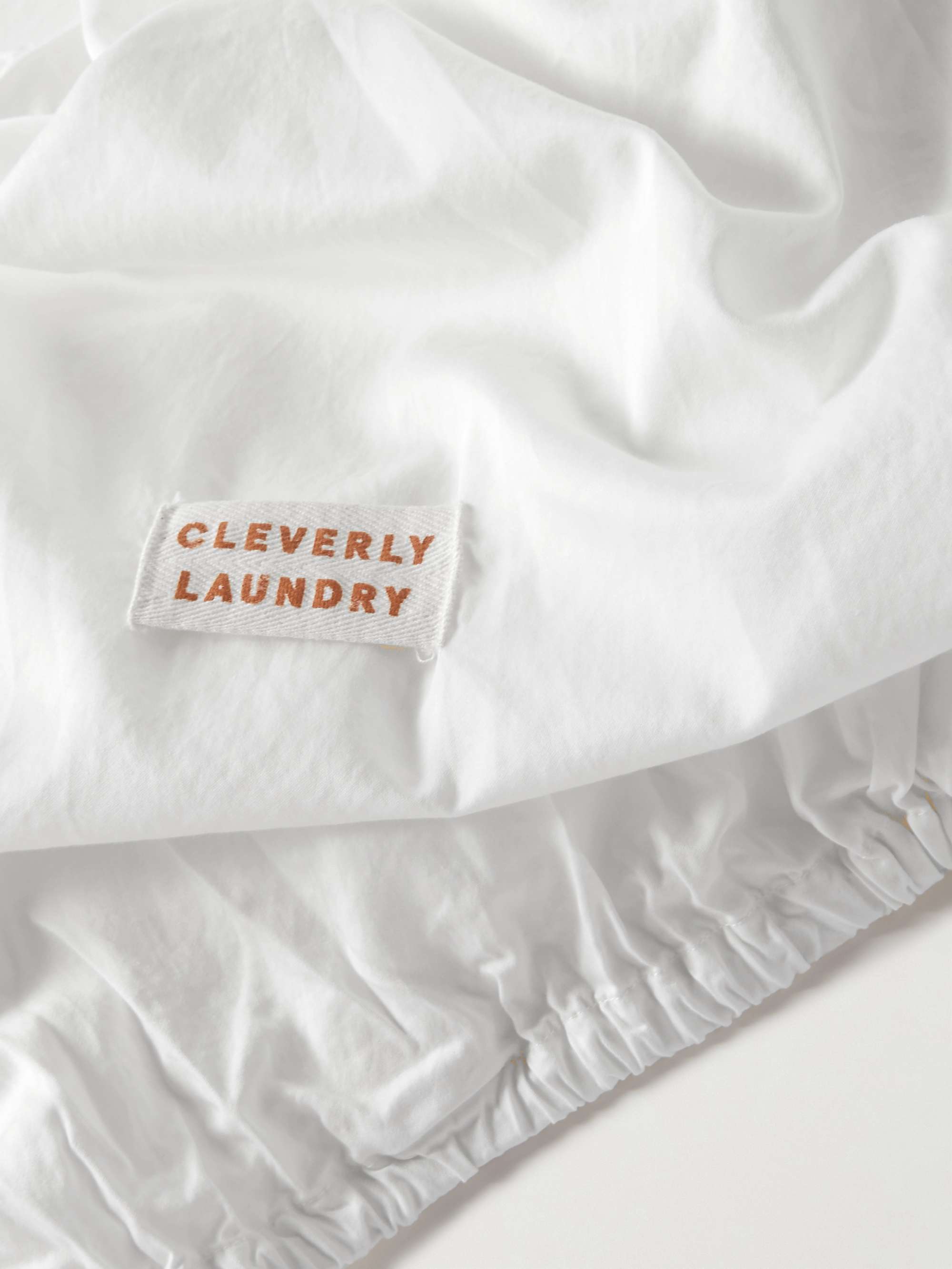 CLEVERLY LAUNDRY Seven-Piece Cotton Bed Sheet Set - King