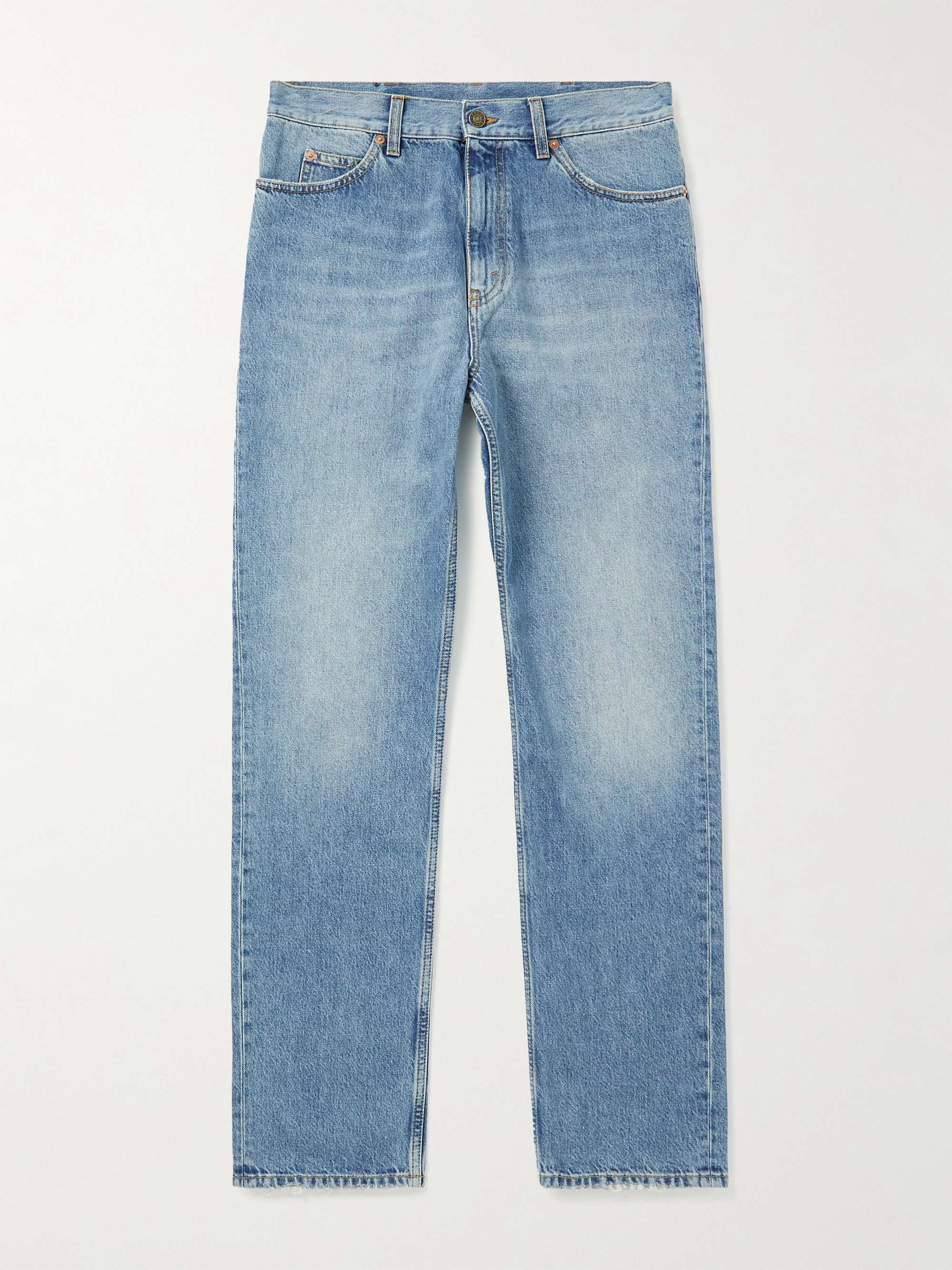GUCCI Straight-Leg Horsebit-Detailed Jeans