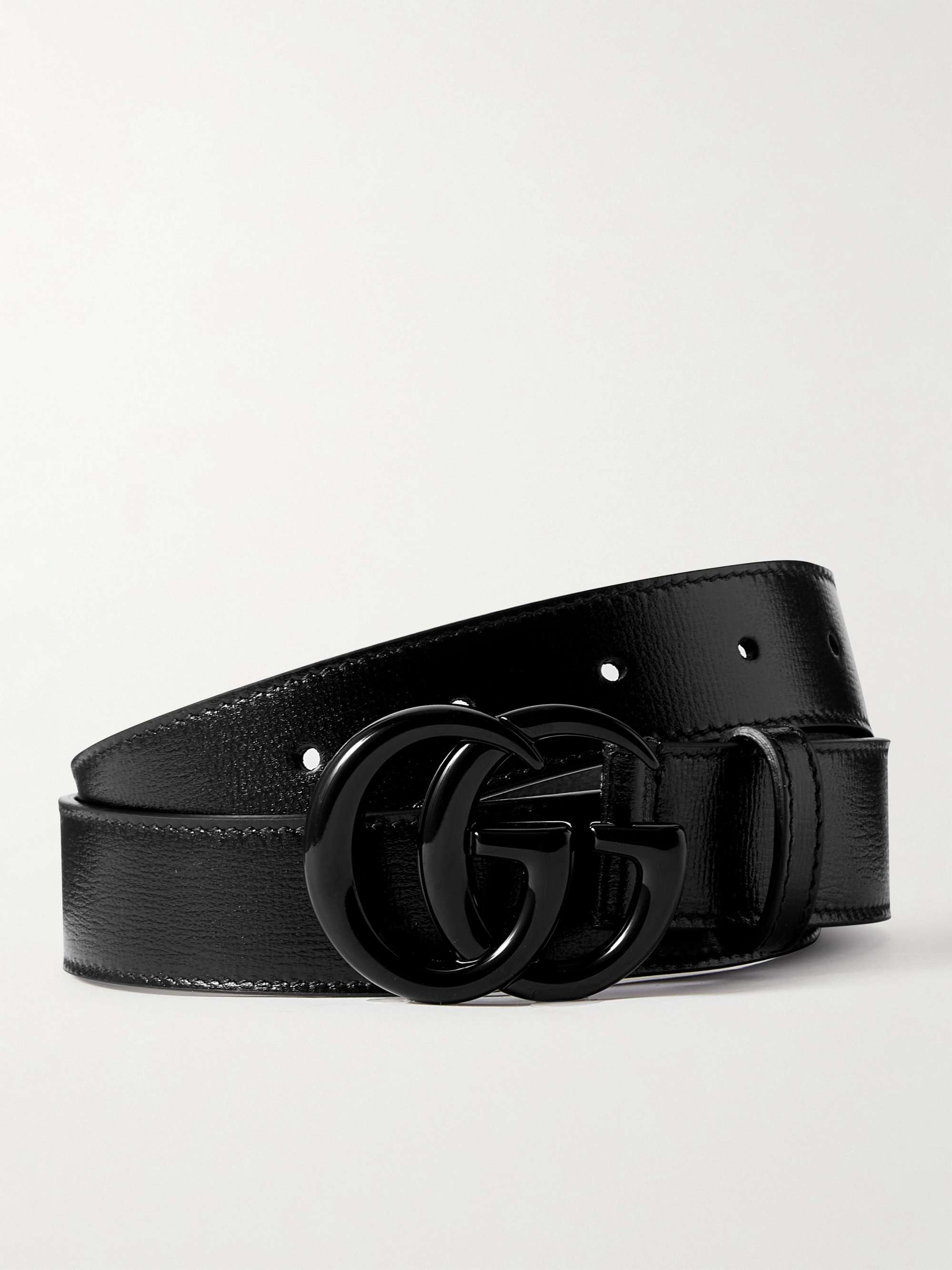 GUCCI 3cm Marmont Leather Belt