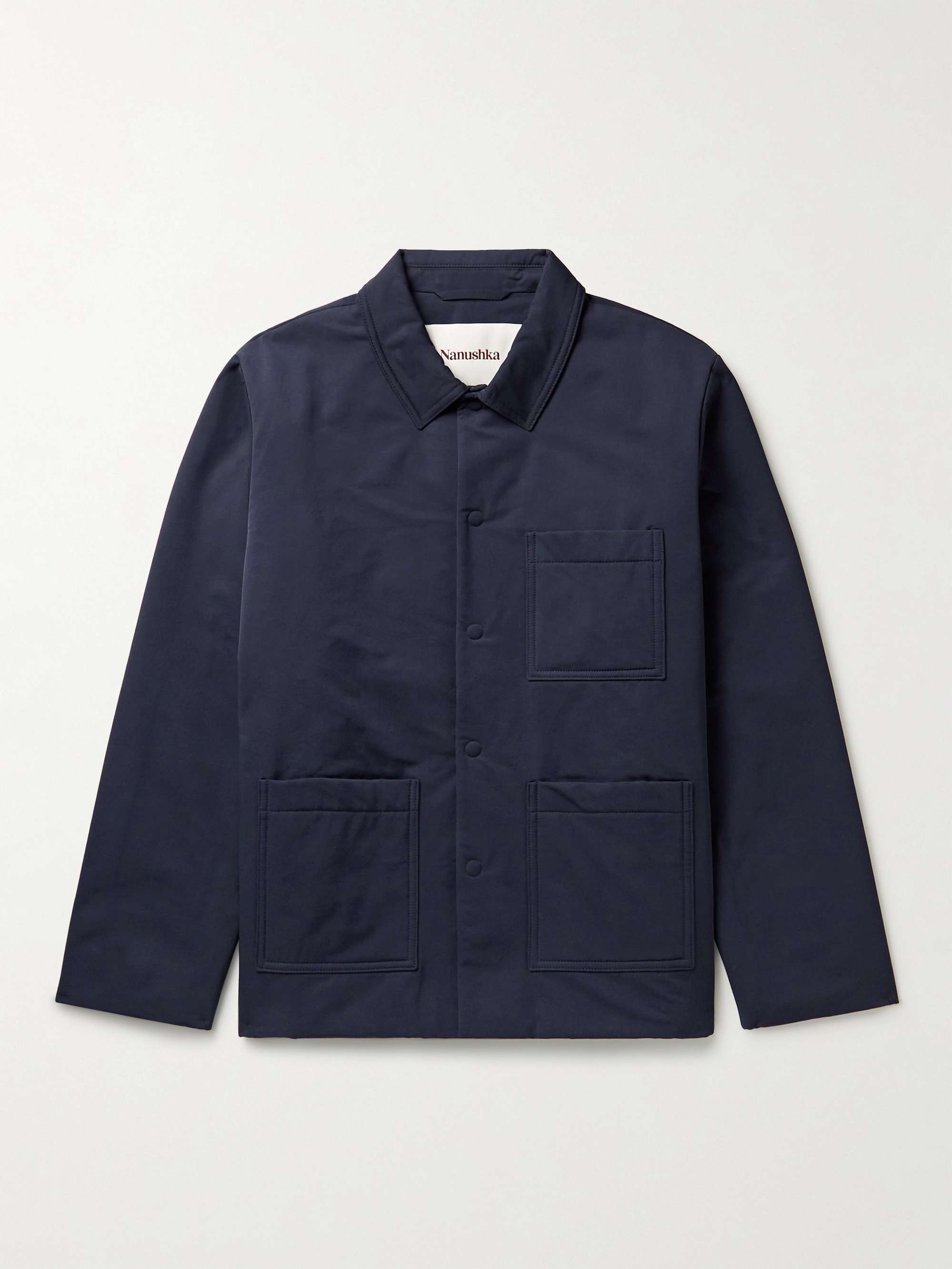 NANUSHKA Kasen Padded Cotton-Blend Twill Shirt Jacket
