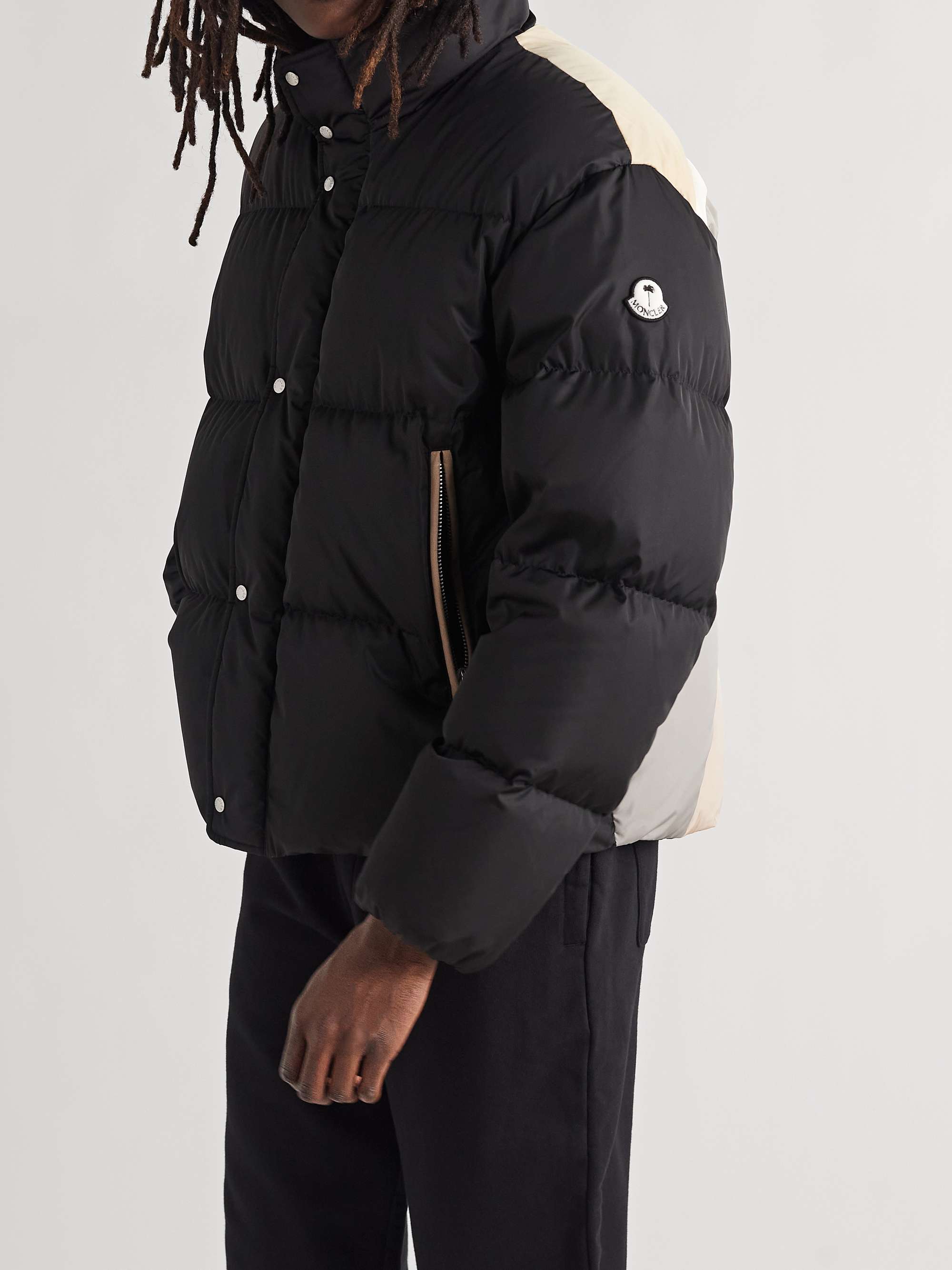 8 Moncler Palm Angels Panamint Quilted ECONYL Down Jacket