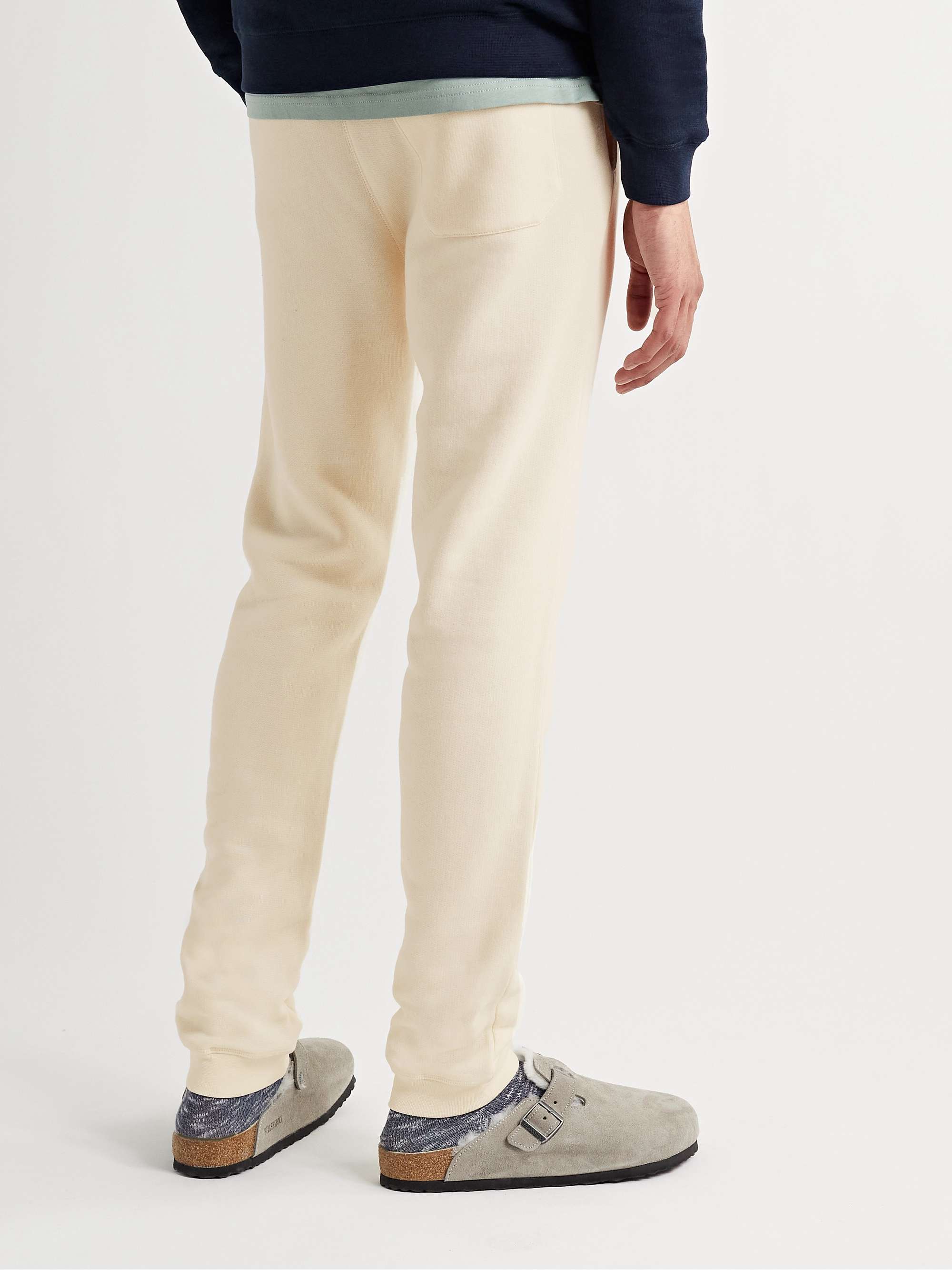 SCHIESSER Vincent Tapered Organic Cotton and Lyocell-Blend Jersey Sweatpants