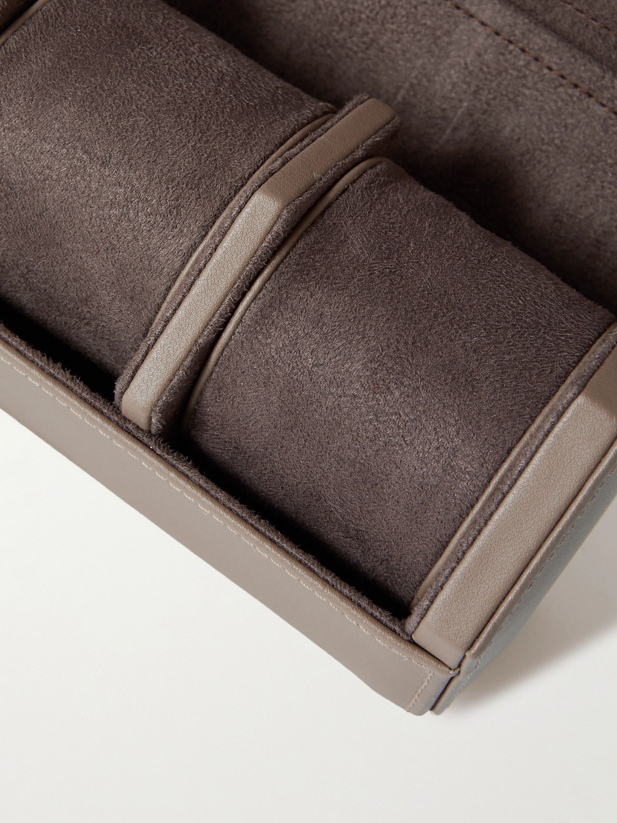 RAPPORT LONDON Vantage Leather Three-Watch Roll