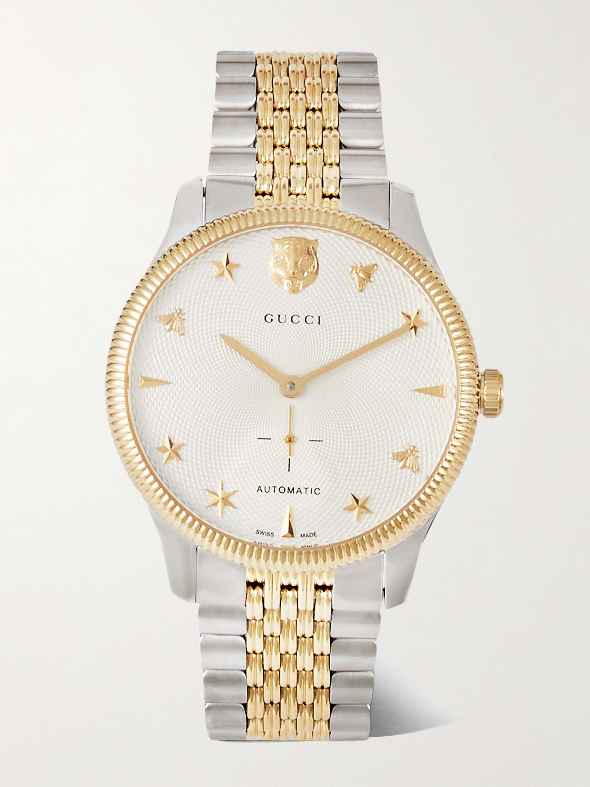 GUCCI G-Timeless 40mm Gold PVD-Coated Stainless Steel Watch