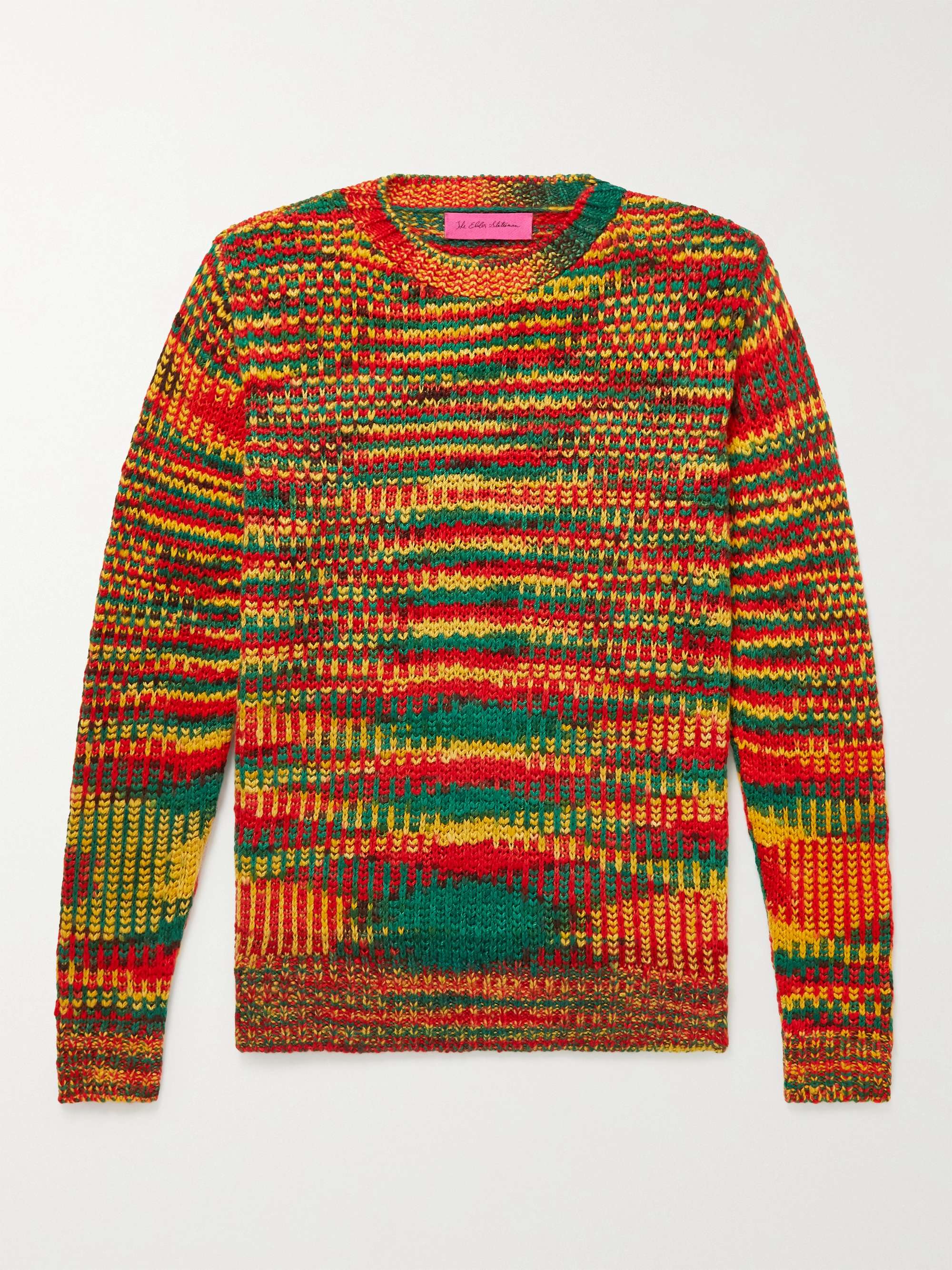 THE ELDER STATESMAN Paradise Ribbed Cashmere Sweater