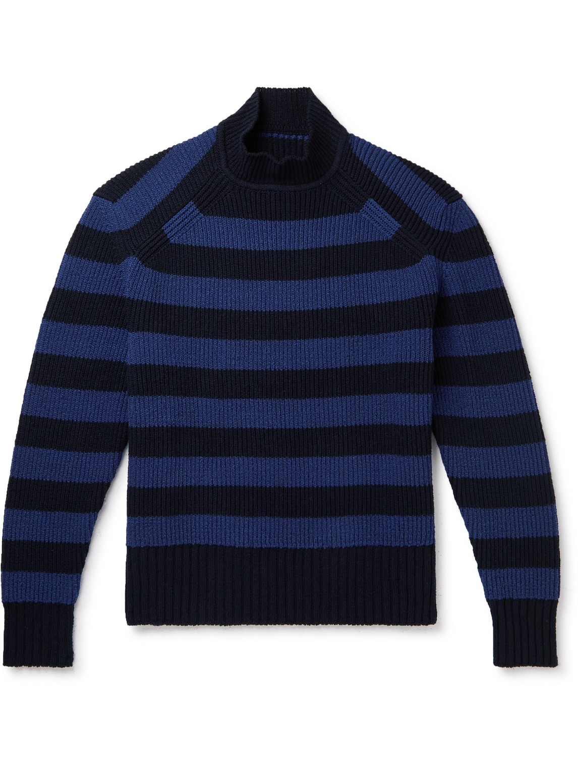 Rayures Striped Ribbed-Knit Sweater