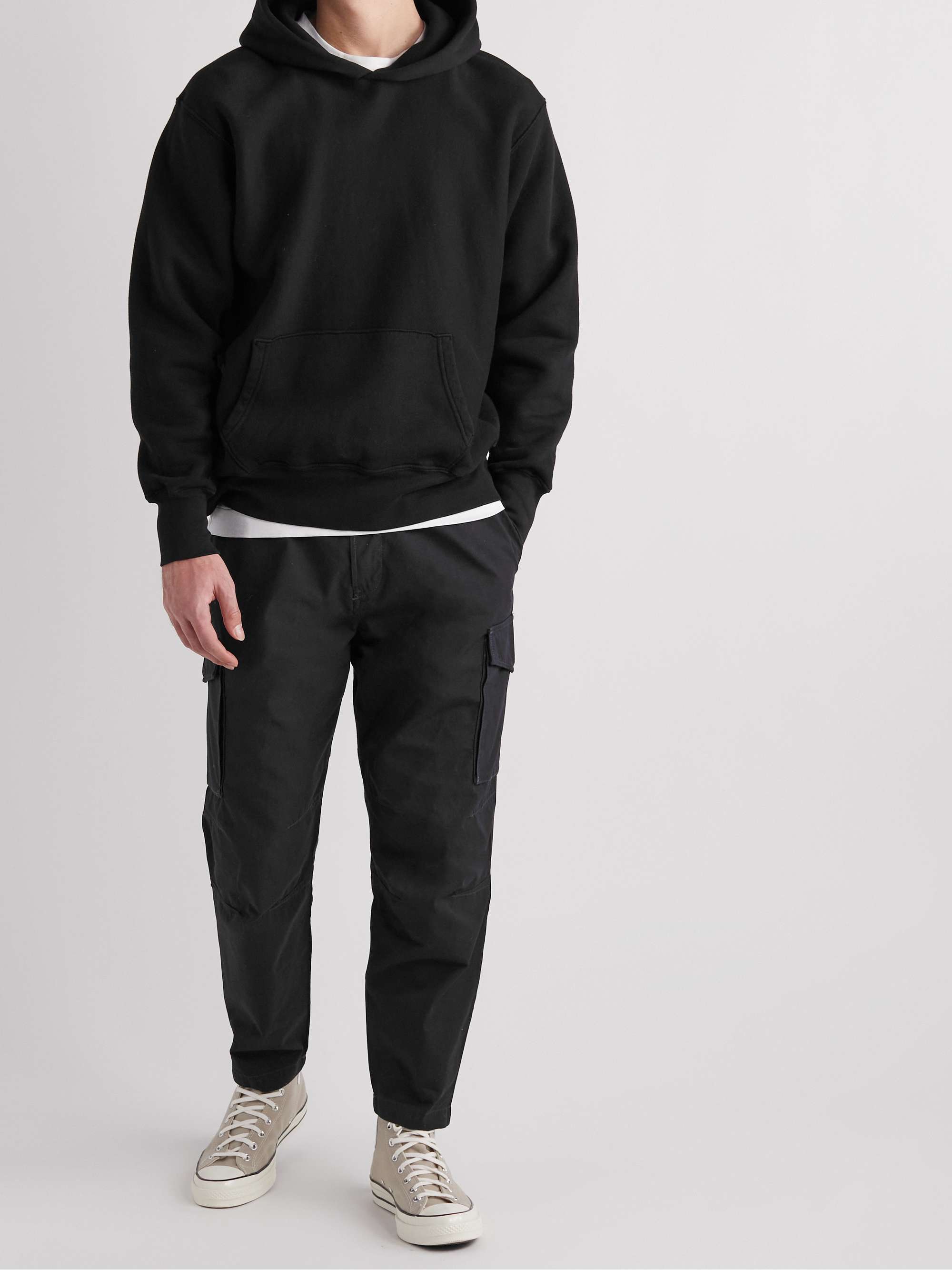 EDWIN Sentinel Tapered Garment-Dyed Cotton-Ripstop Cargo Trousers