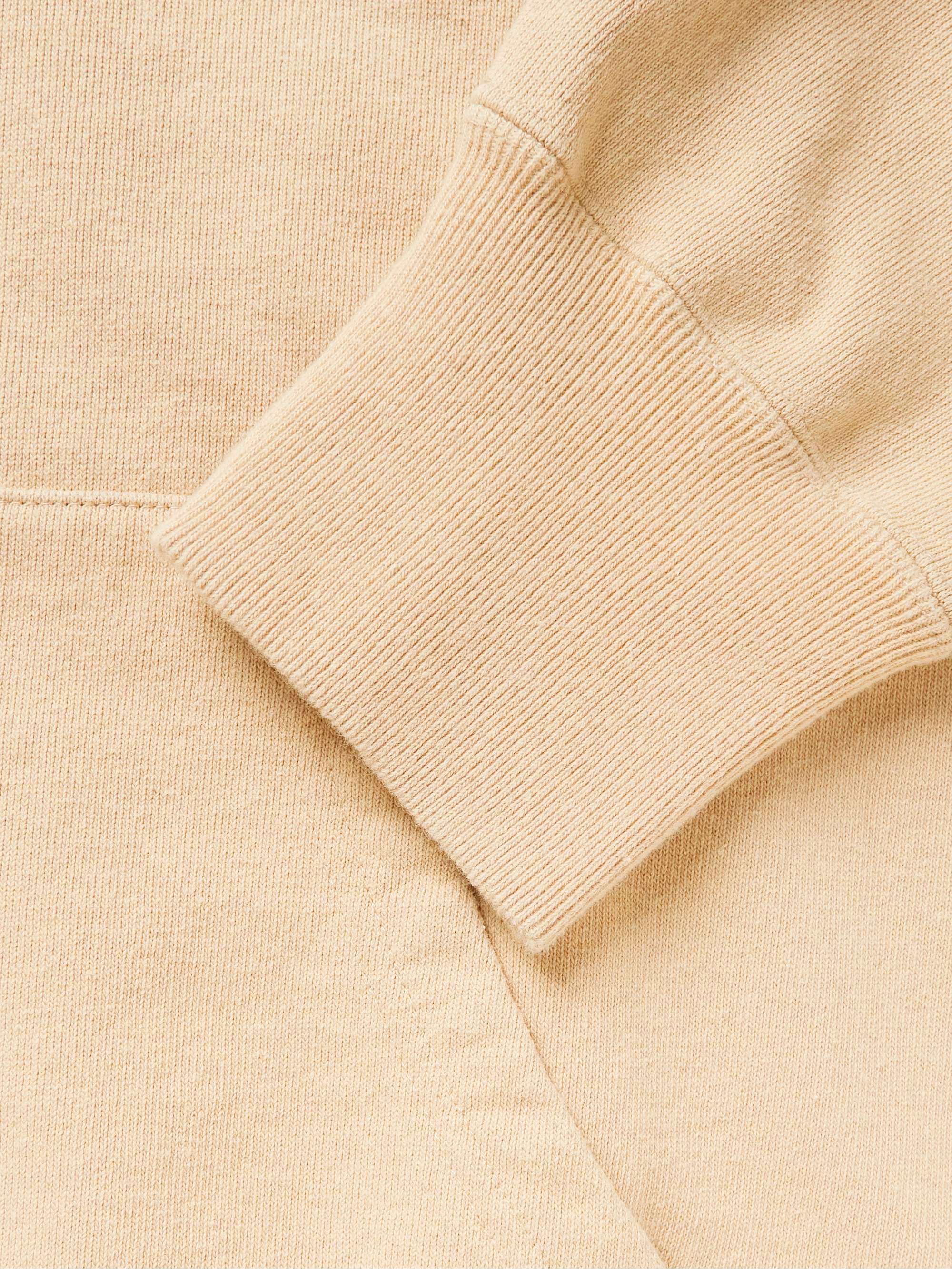 EDWIN Garment-Dyed Cotton-Jersey Hoodie