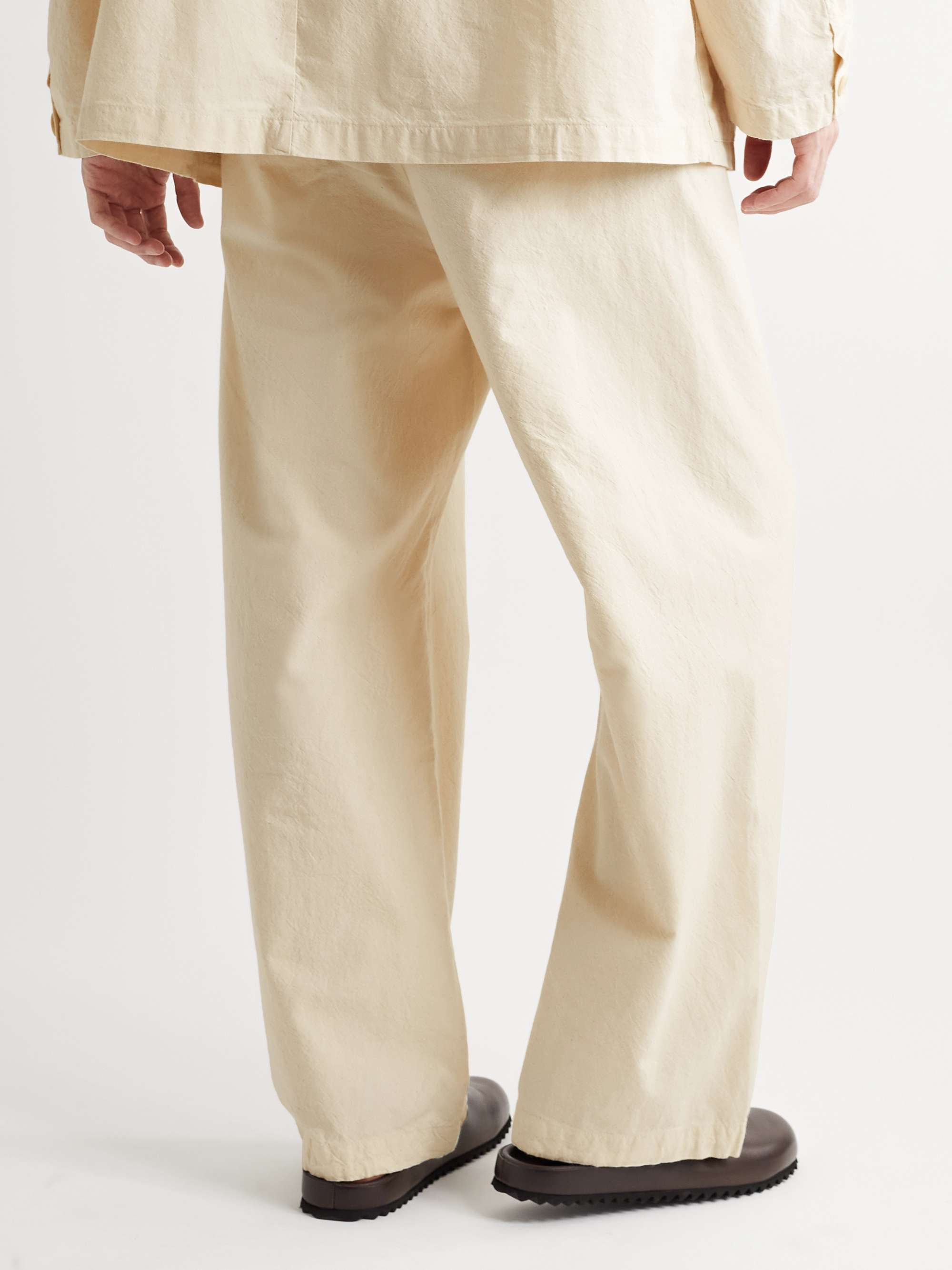 BARENA Wide-Leg Cotton Trousers