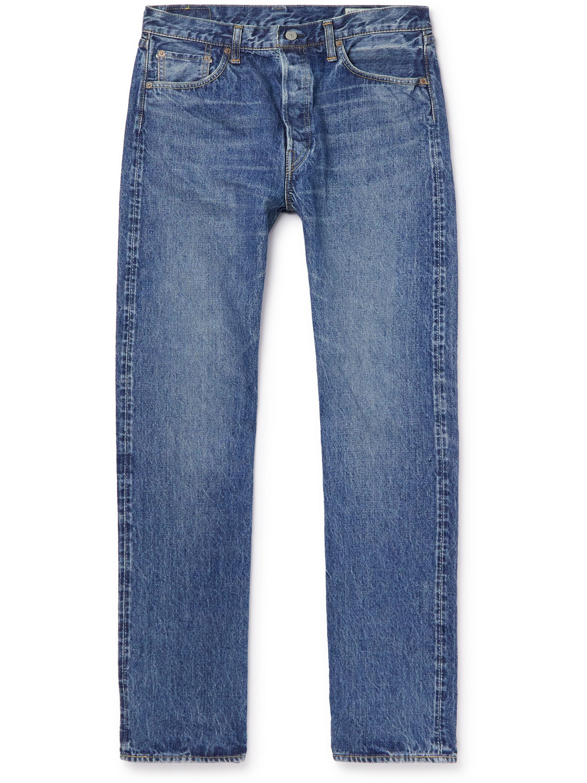 Orslow 105 Straight-leg Selvedge Jeans In Blue
