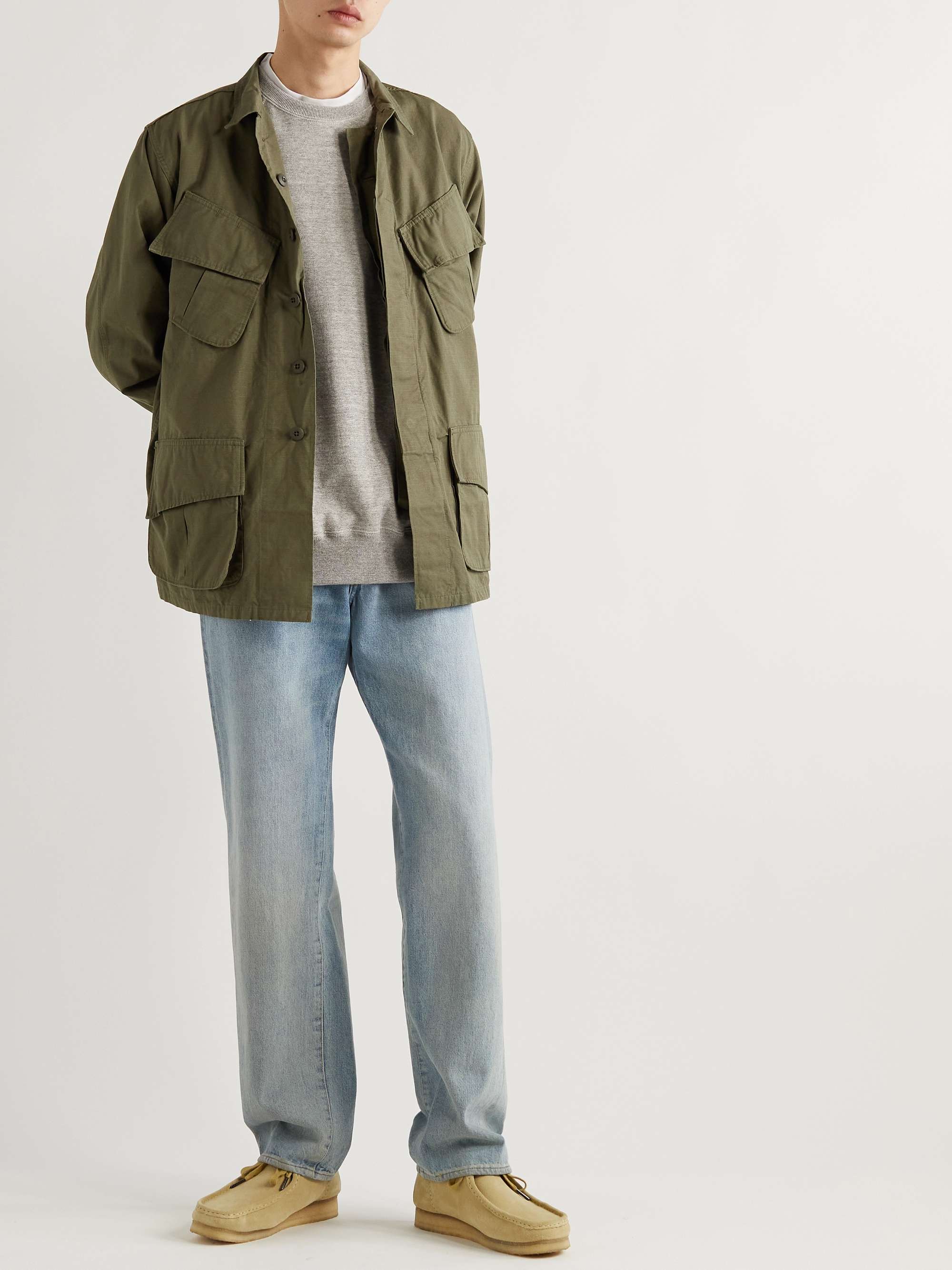 Gray Cotton-Jersey Sweatshirt | ORSLOW | MR PORTER