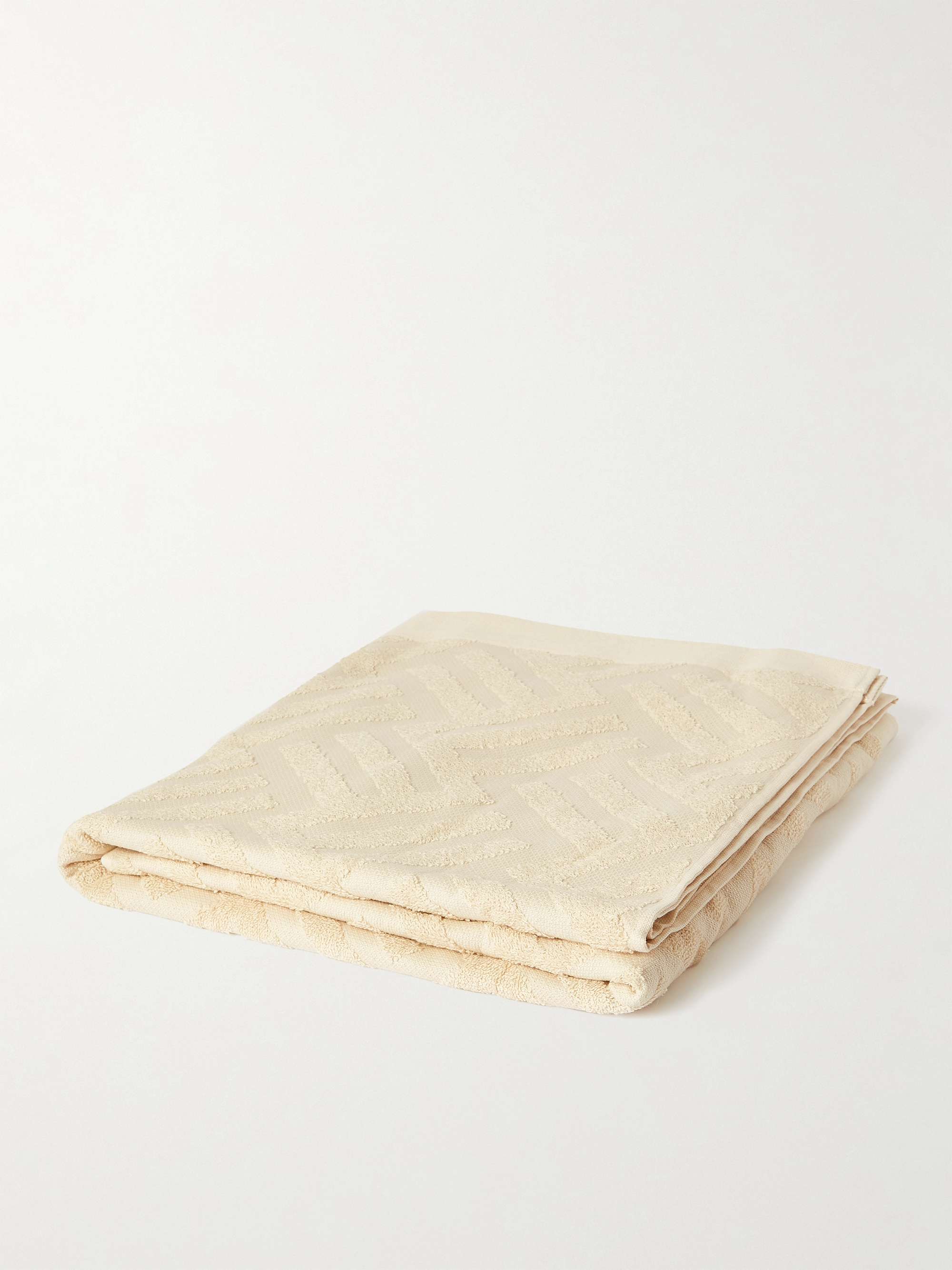 OAS Crossroad Cotton-Terry Jacquard Towel