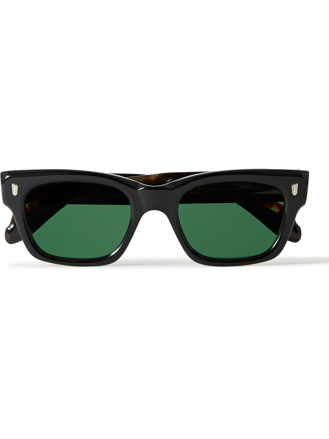 CUTLER AND GROSS 1391 SQUARE-FRAME ACETATE SUNGLASSES