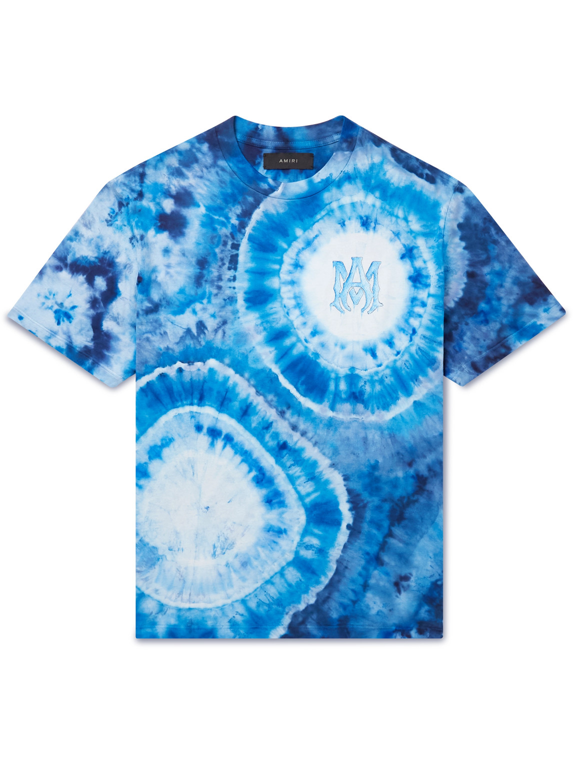 MA Logo-Print Tie-Dyed Cotton-Jersey T-Shirt