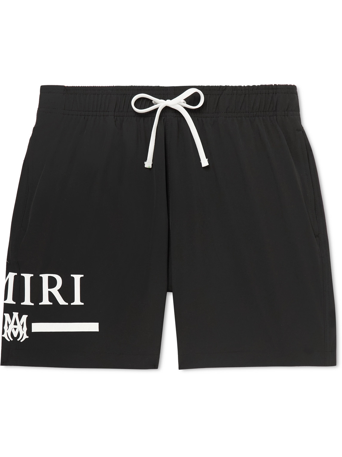 MA Straight-Leg Short-Length Logo-Print Swim Shorts
