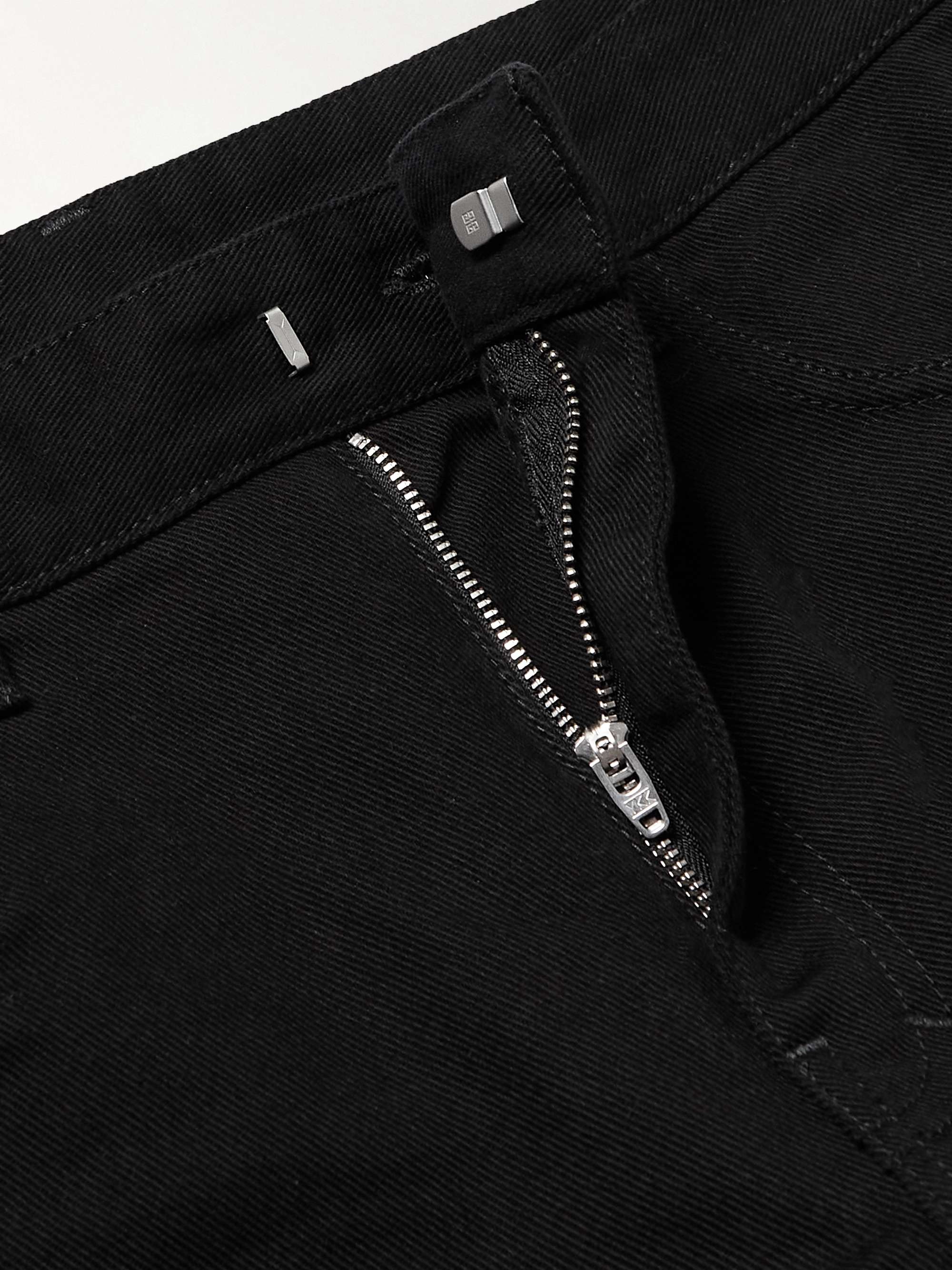 20cm Black Jeans Zip 