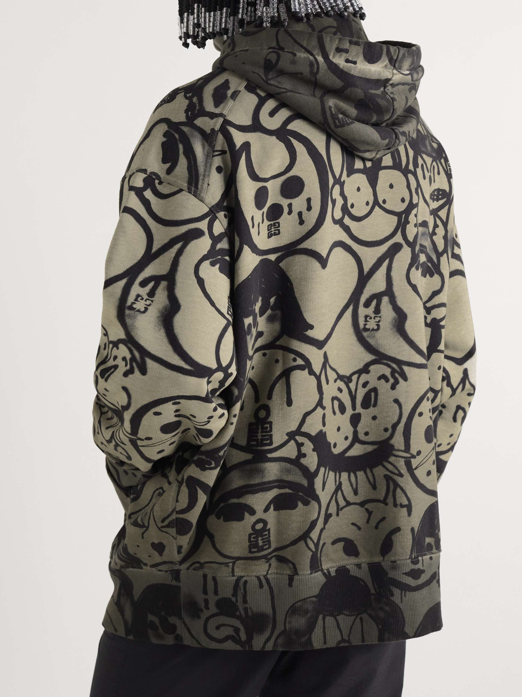 GIVENCHY + Chito Printed Cotton-Jersey Hoodie