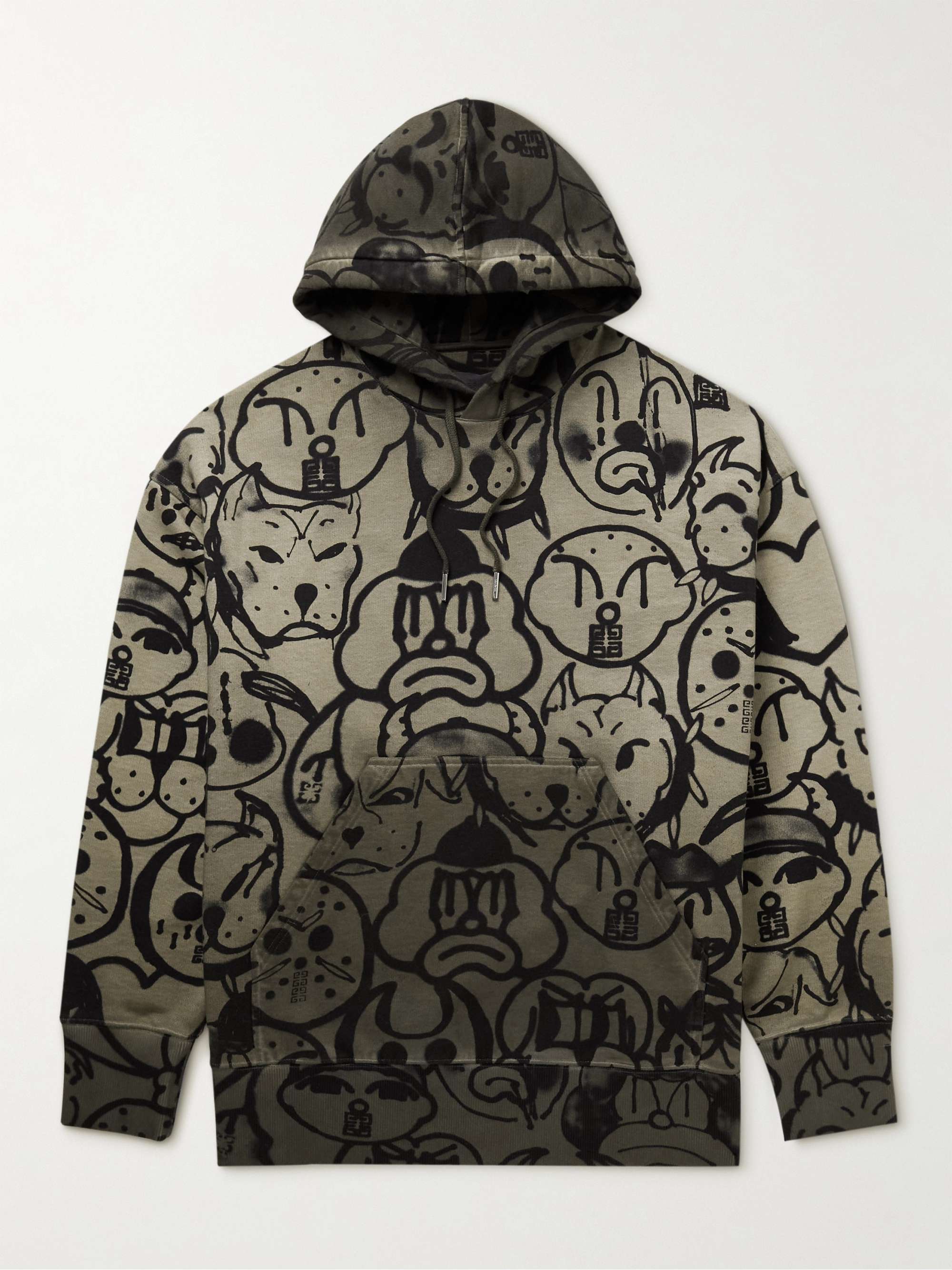 GIVENCHY + Chito Printed Cotton-Jersey Hoodie